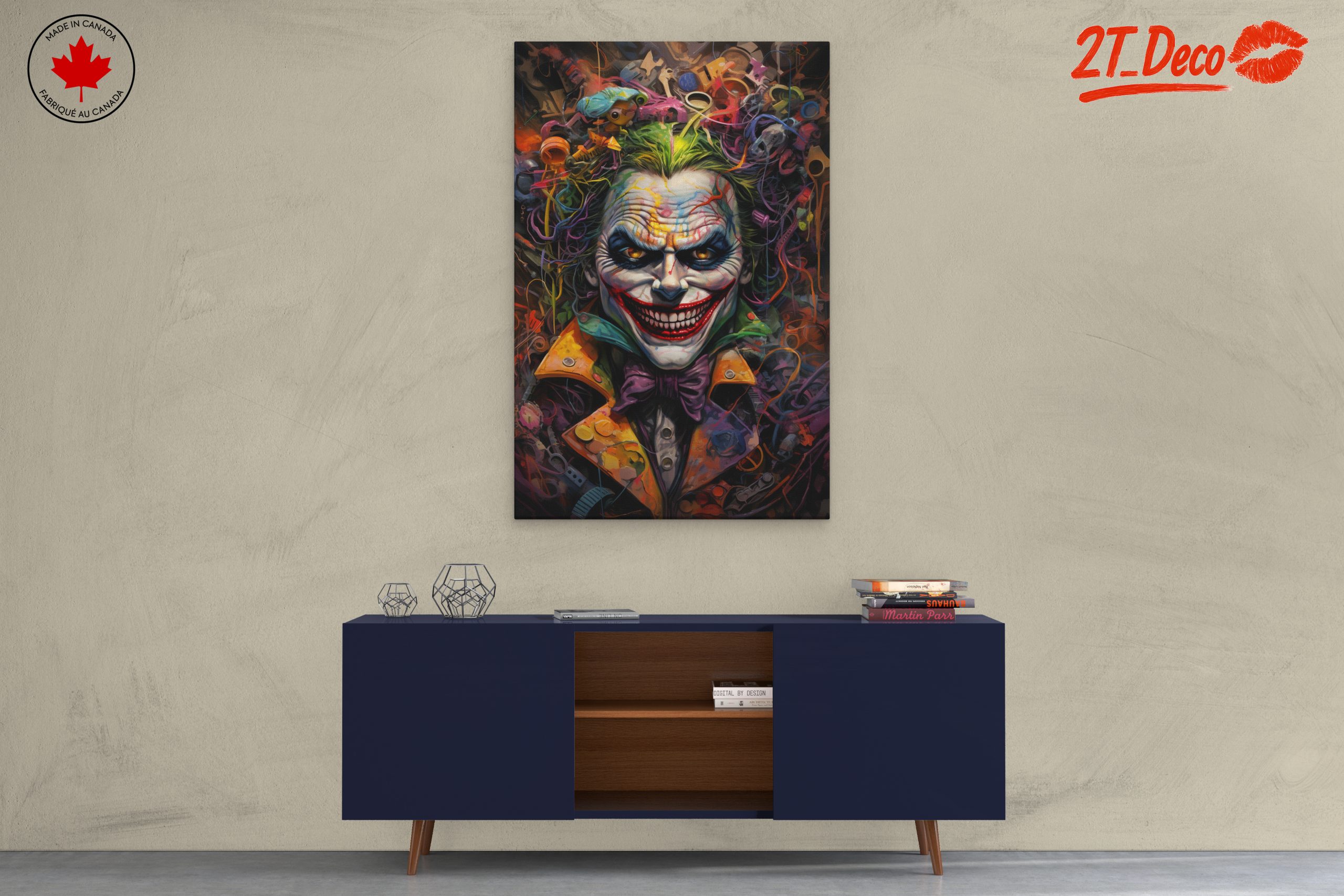 Joker Character Art in Bold Colors - Image 3