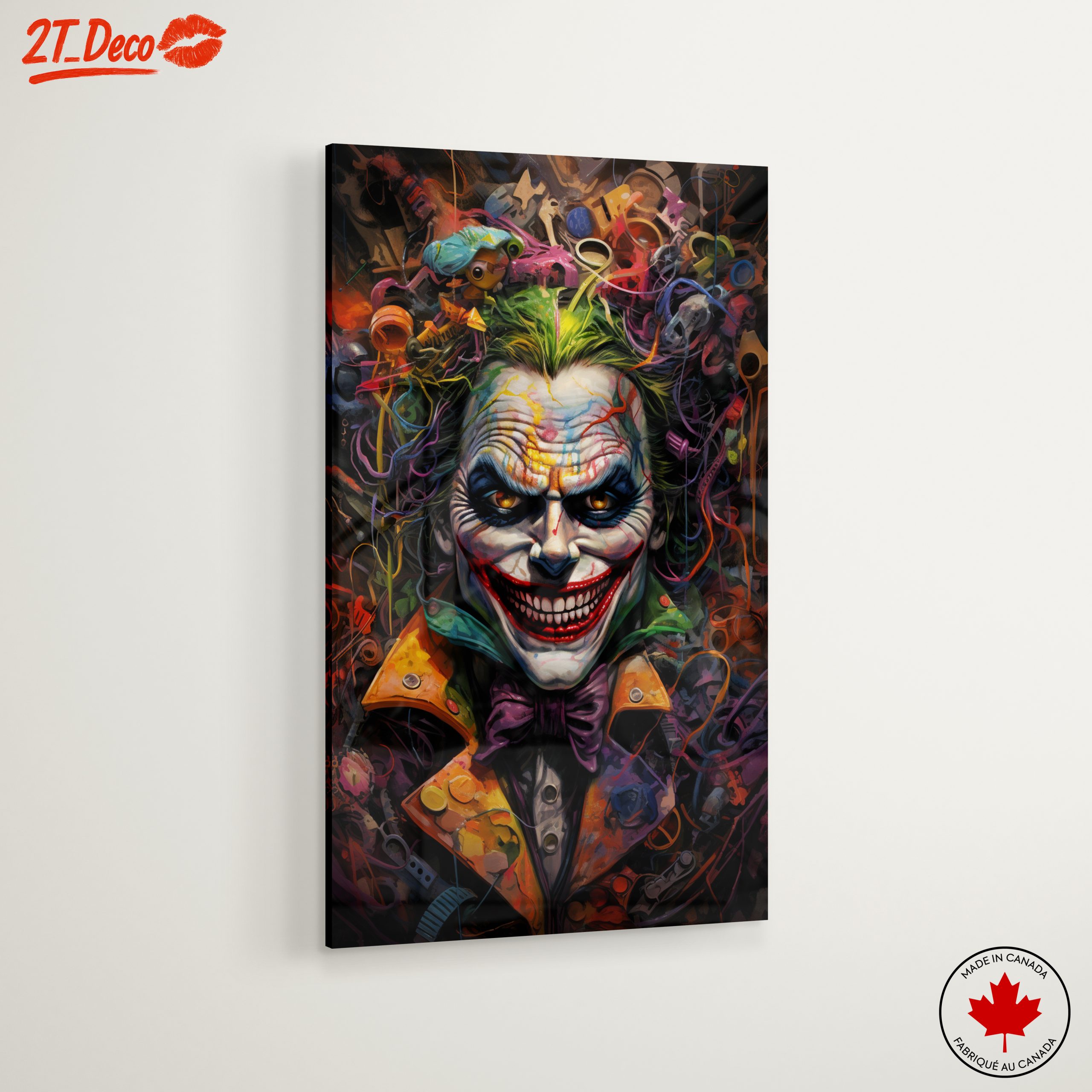 Joker Character Art in Bold Colors - Image 6