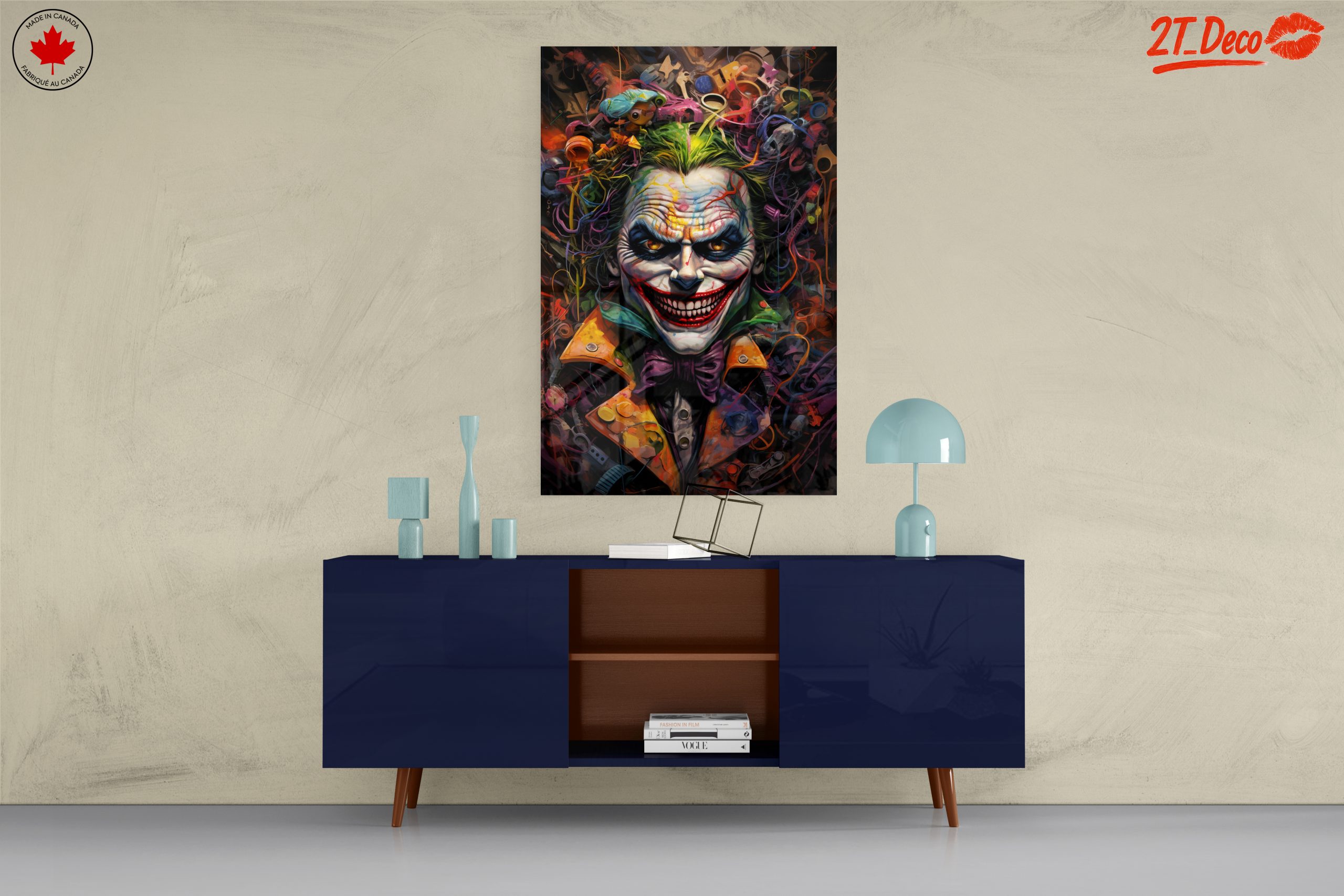 Joker Character Art in Bold Colors - Image 8