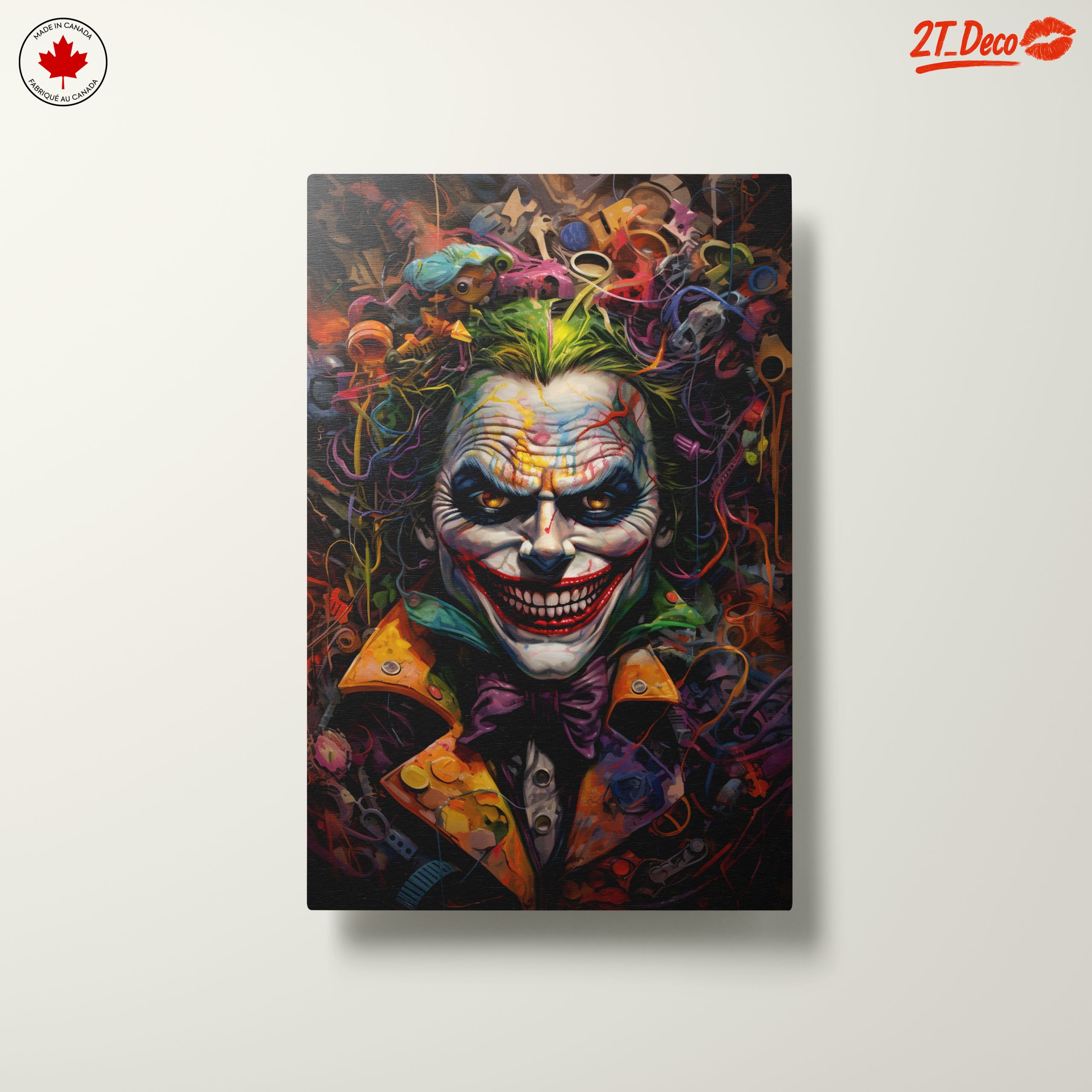 Joker Character Art in Bold Colors - Image 10