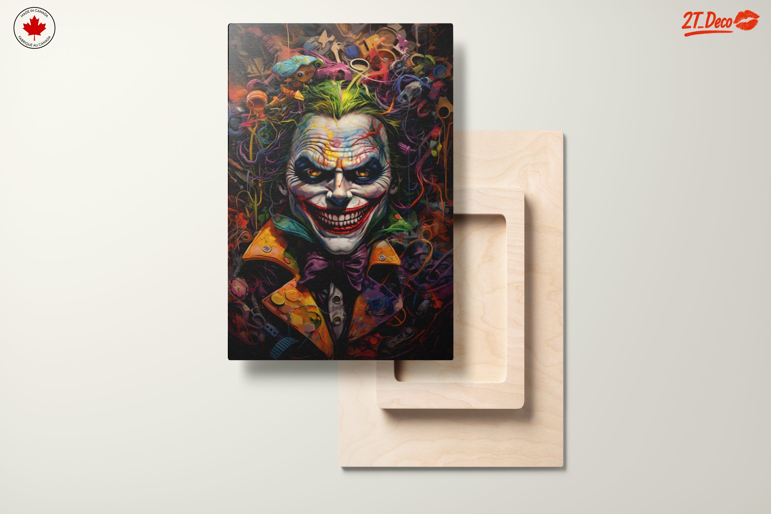 Joker Character Art in Bold Colors - Image 11