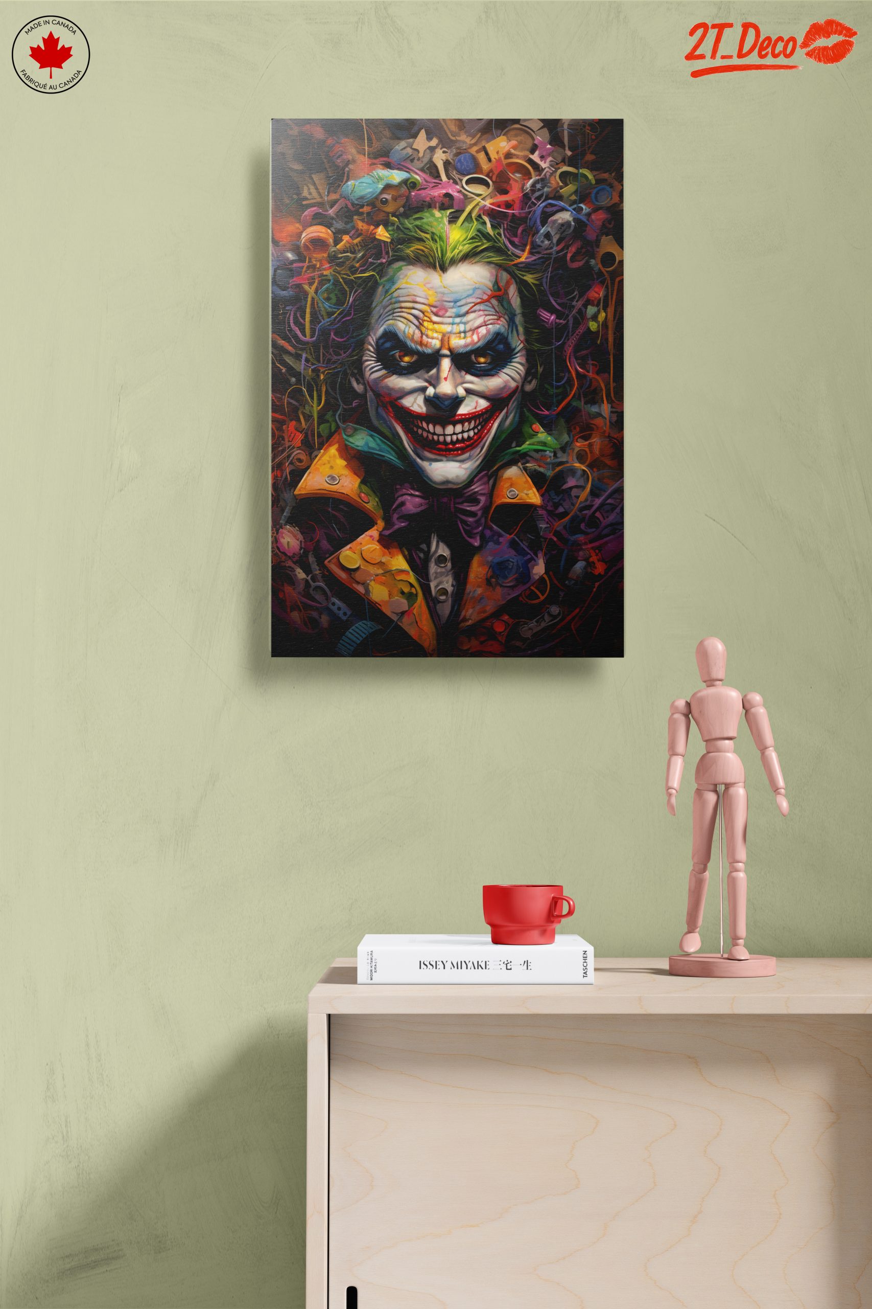 Joker Character Art in Bold Colors - Image 14