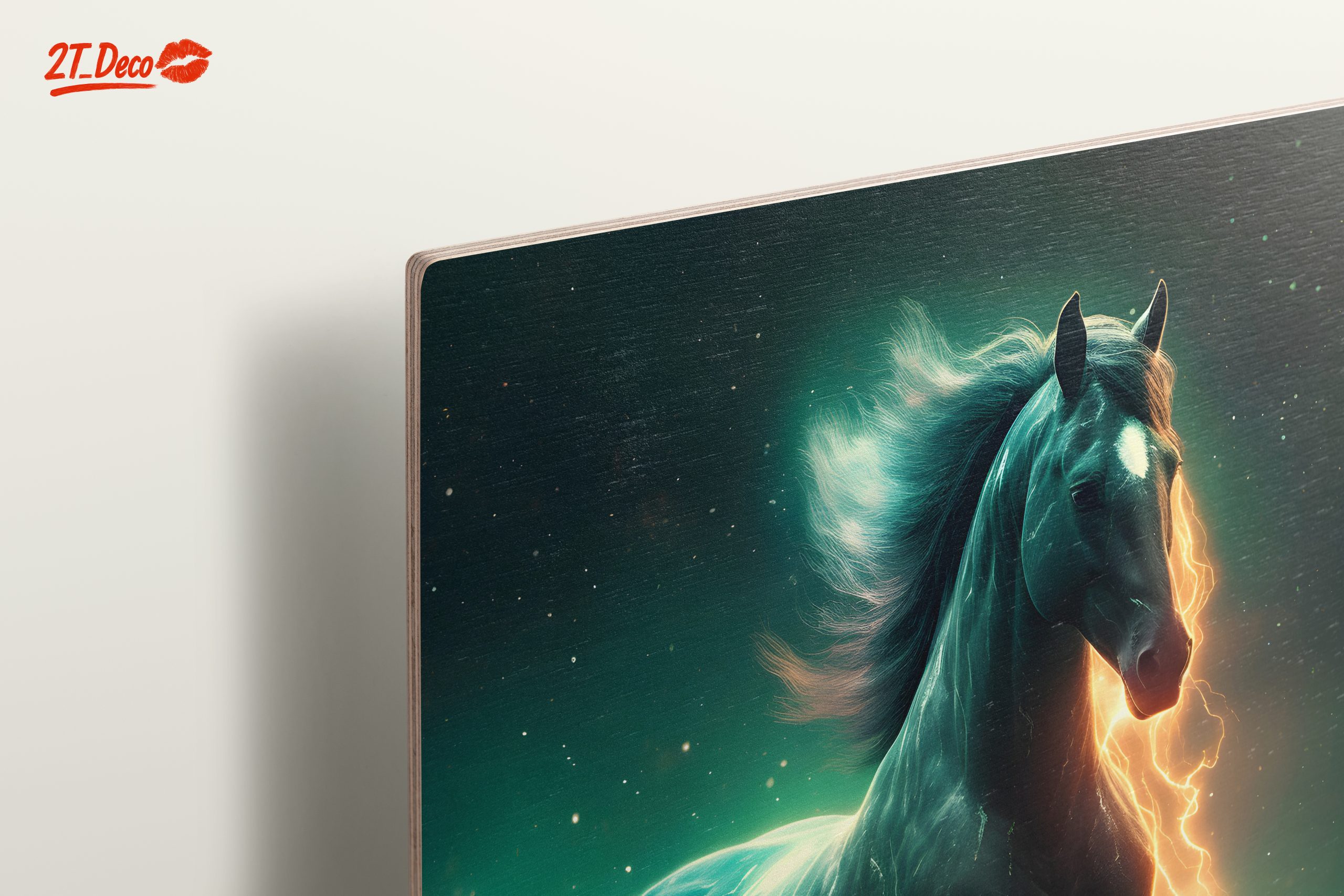 Dynamic Horse Art with Lightning Effects - Image 15