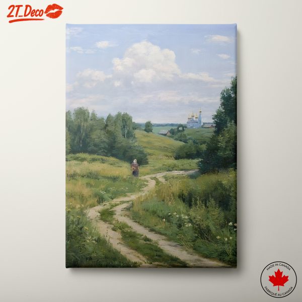 Serene Nature Landscape with Clouds