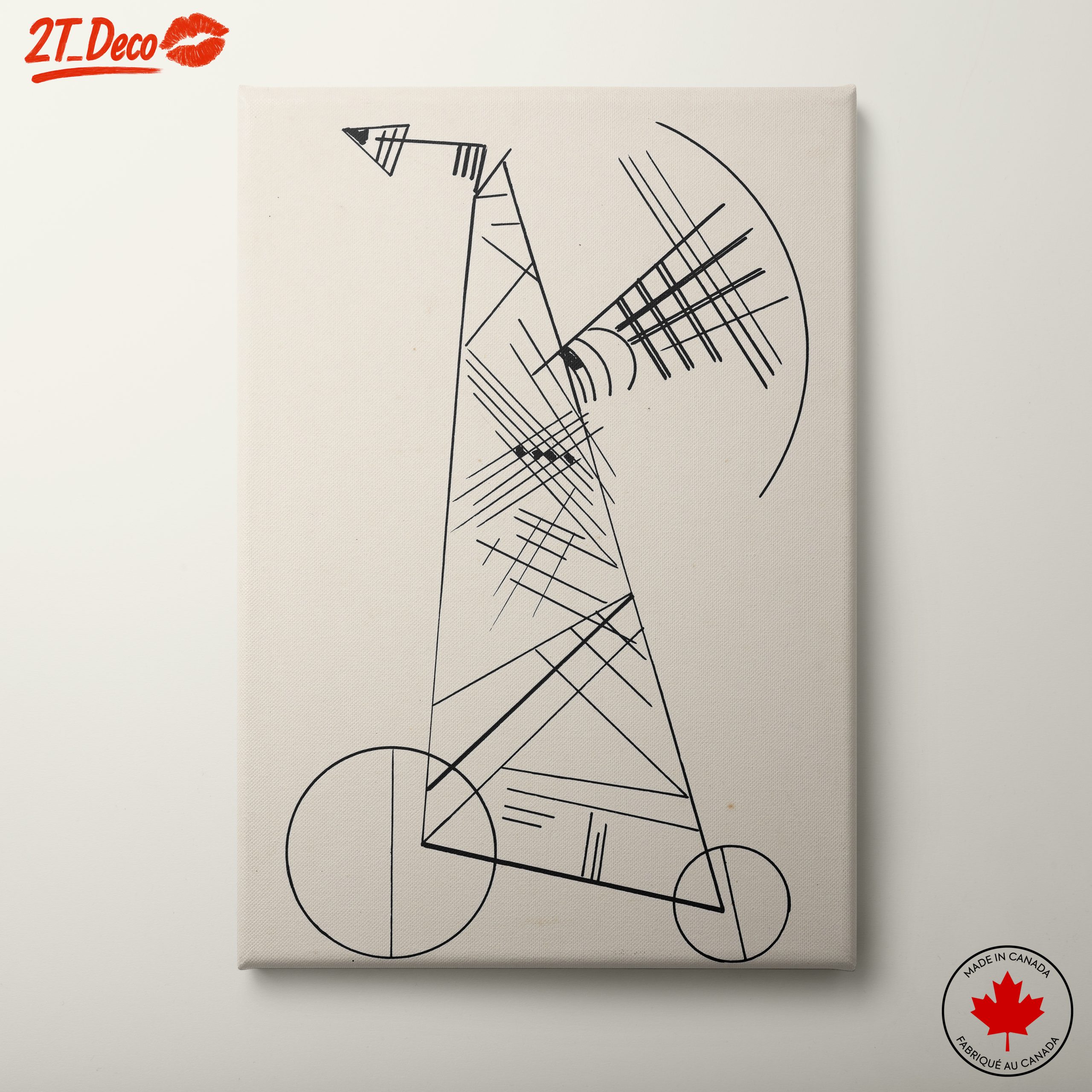 Geometric Abstract Lines Art