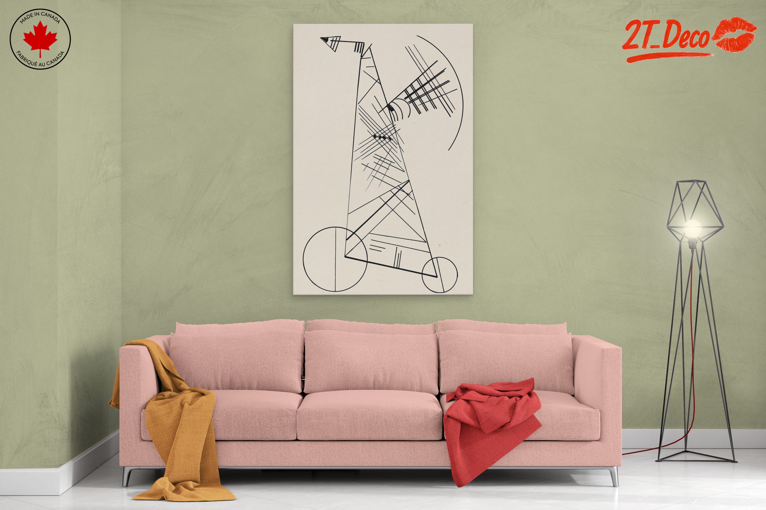 Geometric Abstract Lines Art - Image 2