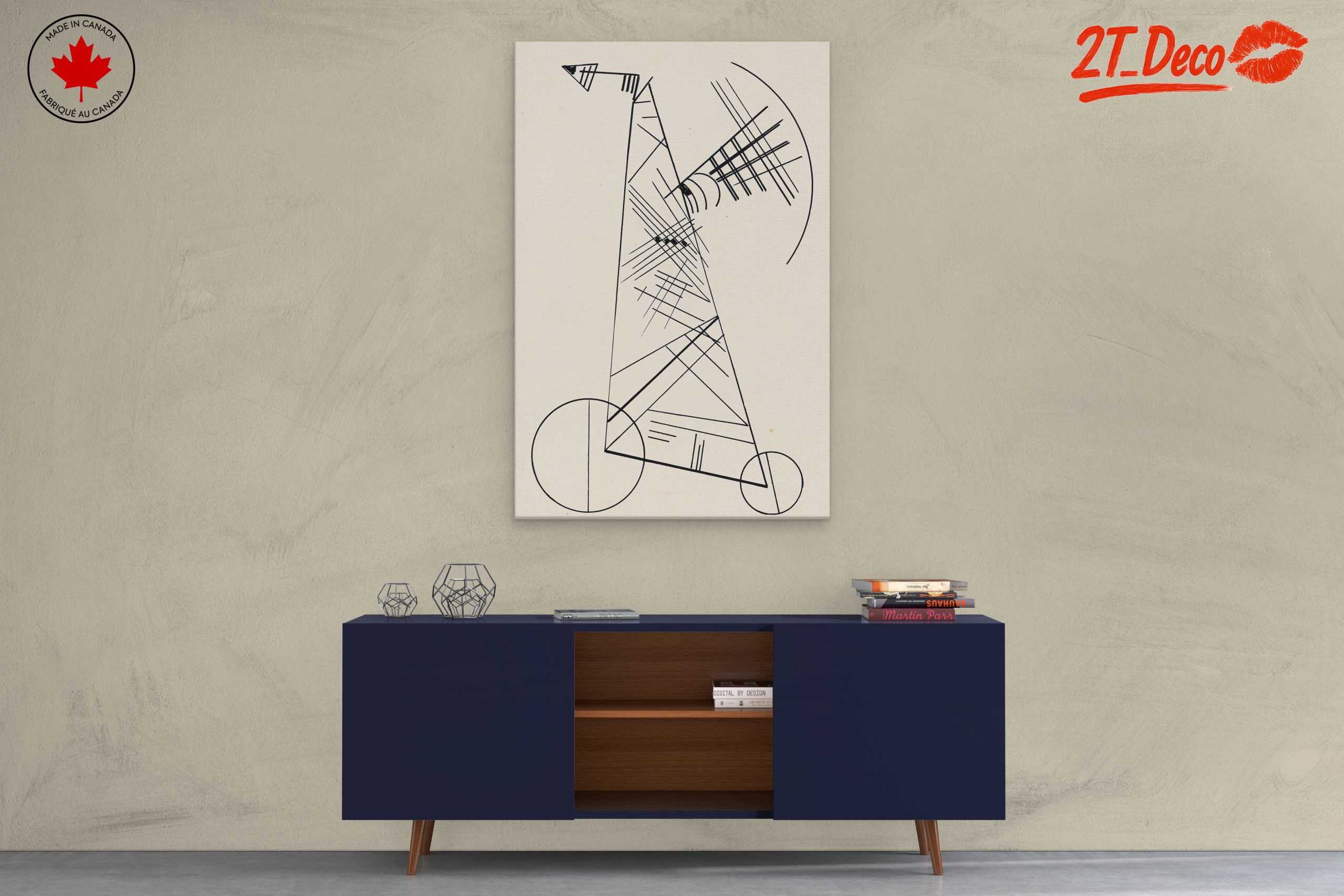 Geometric Abstract Lines Art - Image 3