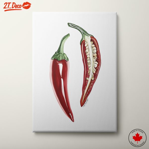 Intricate Abstract Chili Pepper Art