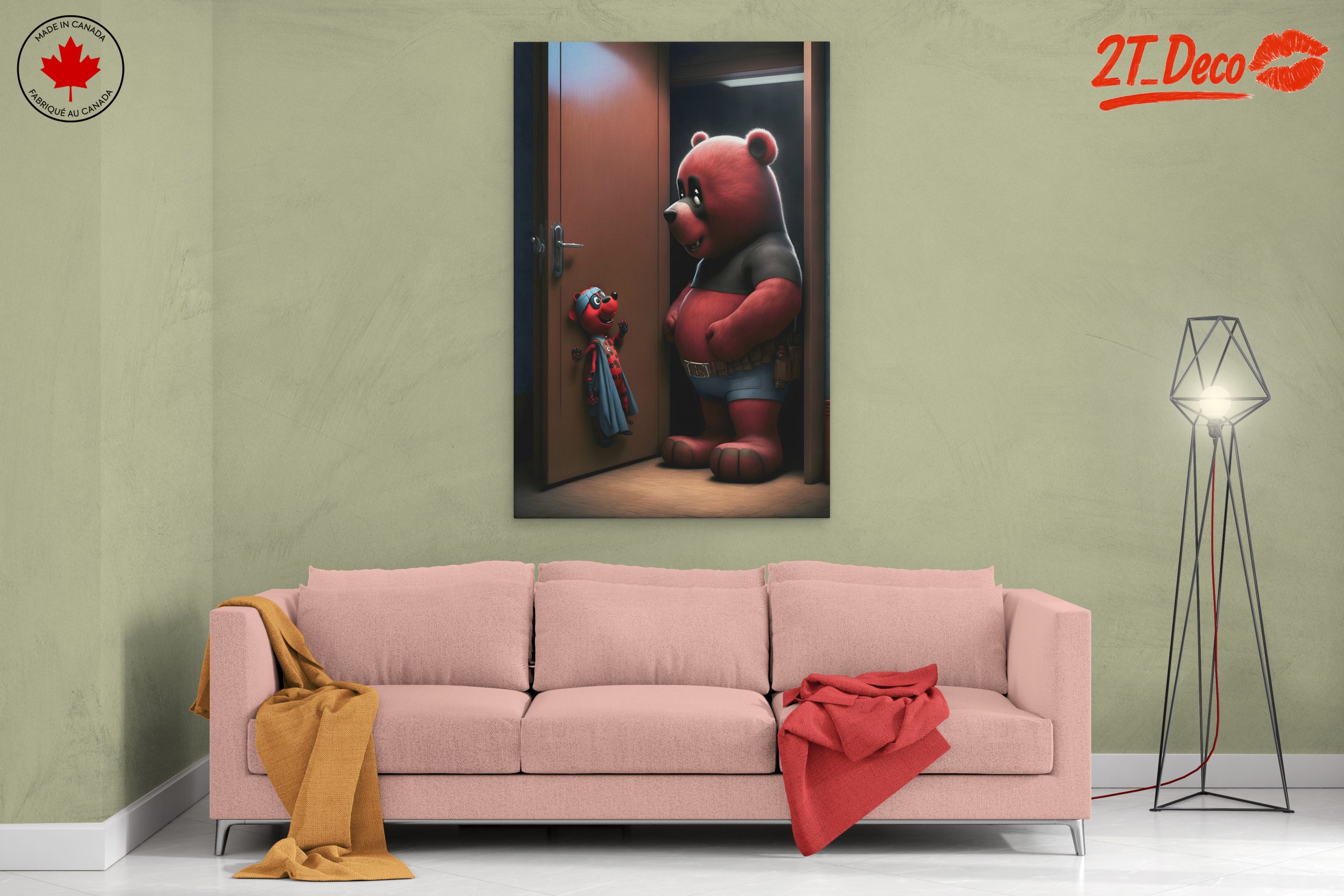 Whimsical Animated Bears In Playful Scene - Image 2