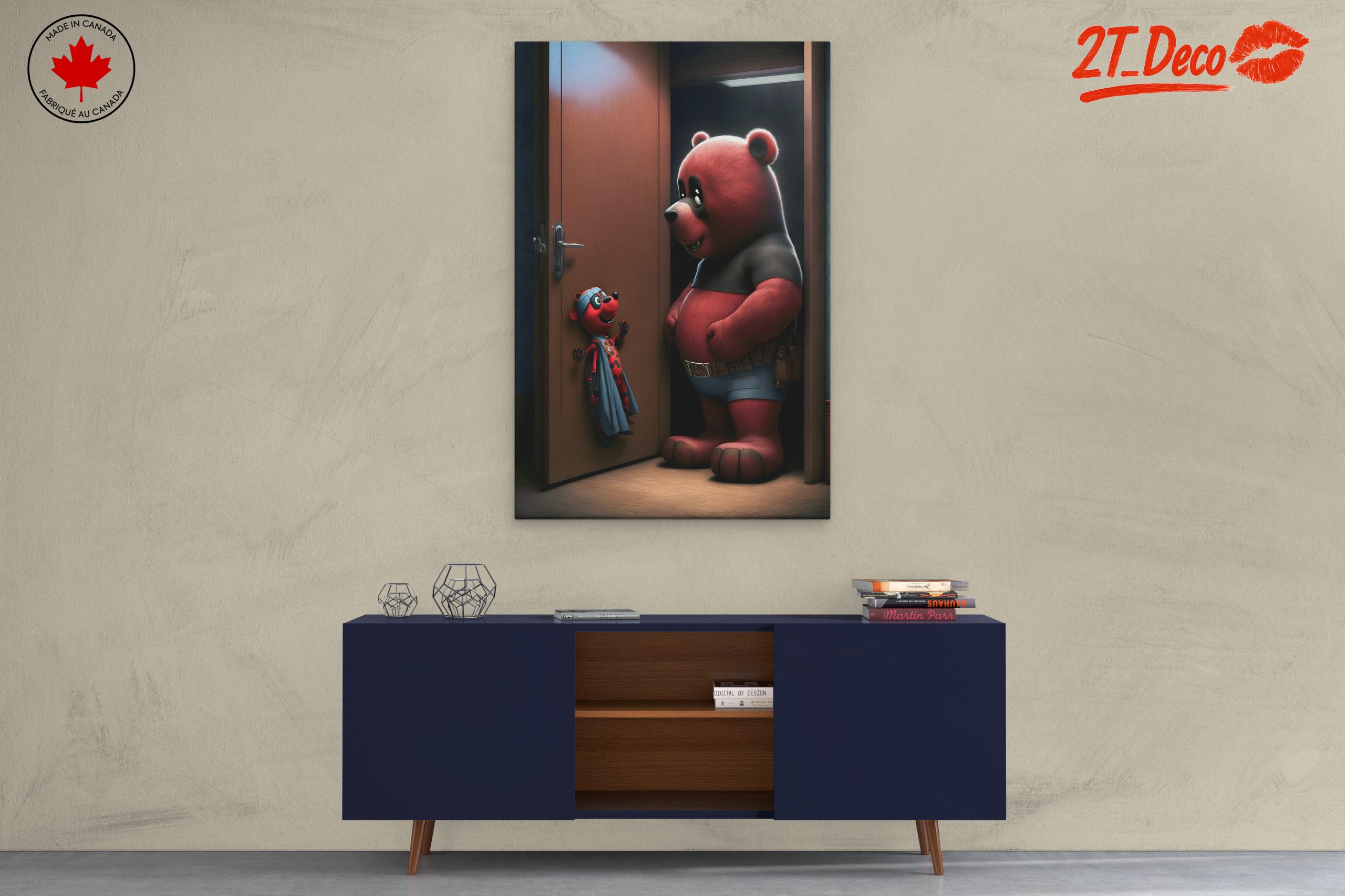 Whimsical Animated Bears In Playful Scene - Image 3
