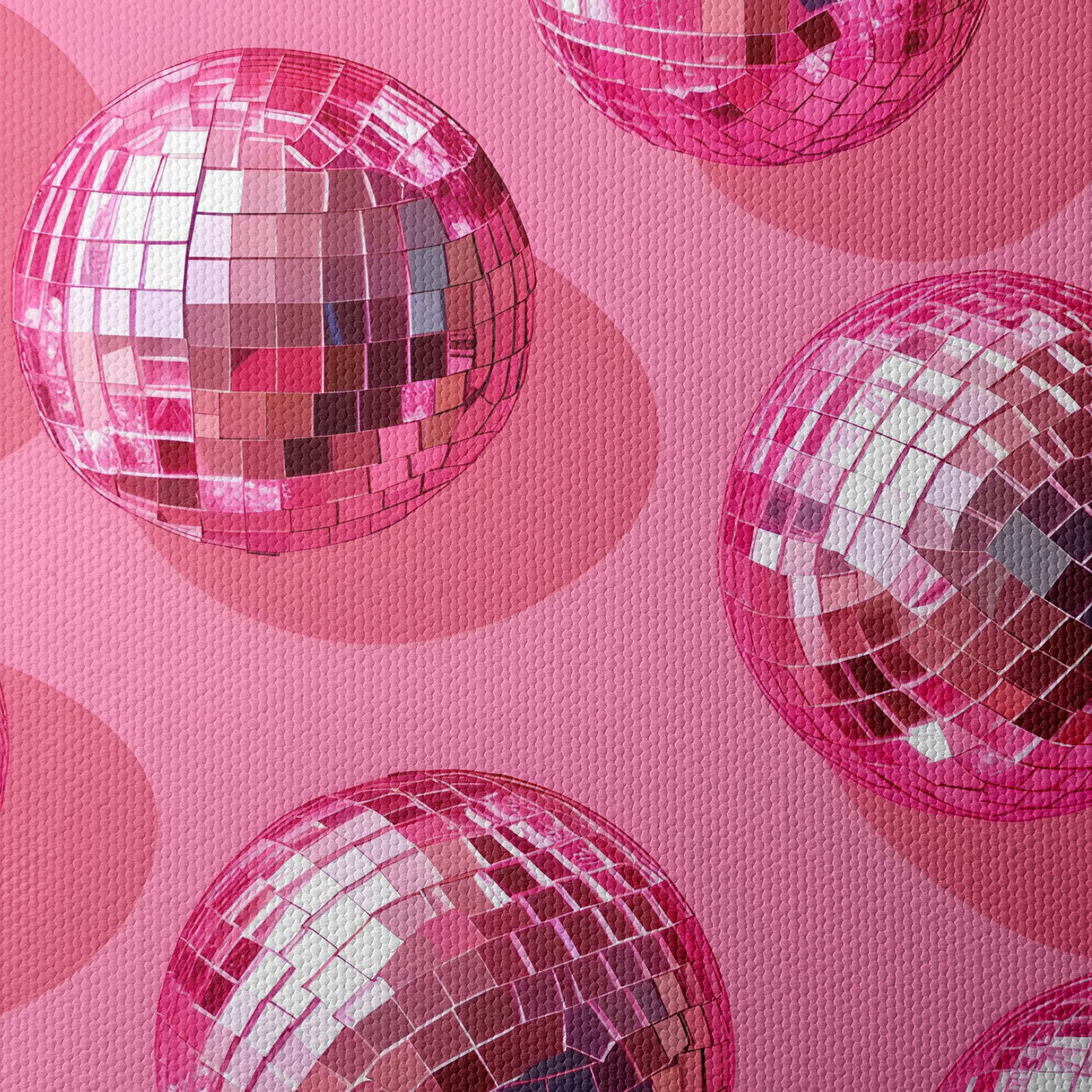 Vibrant Pink Disco Balls Art - Image 4