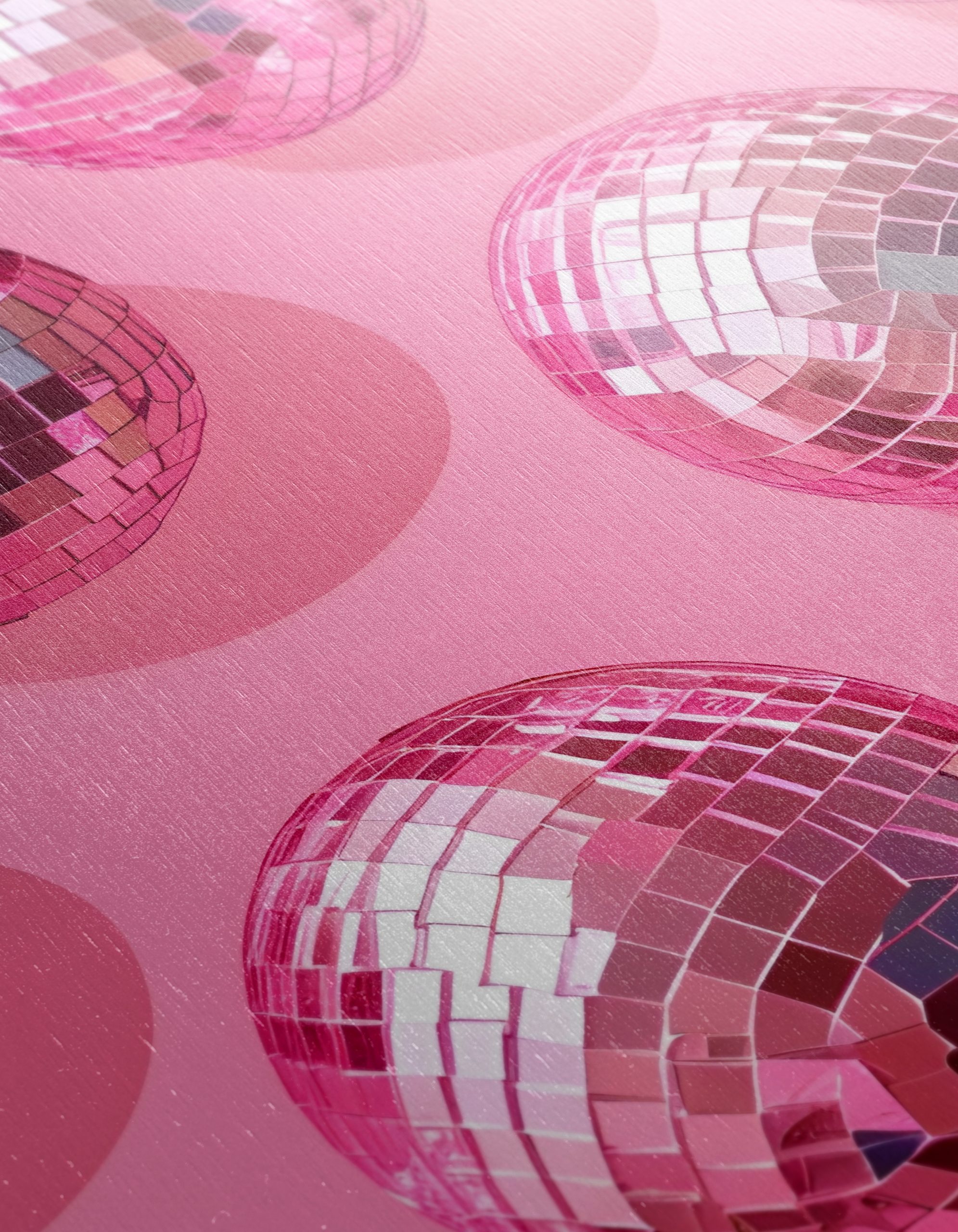 Vibrant Pink Disco Balls Art - Image 12