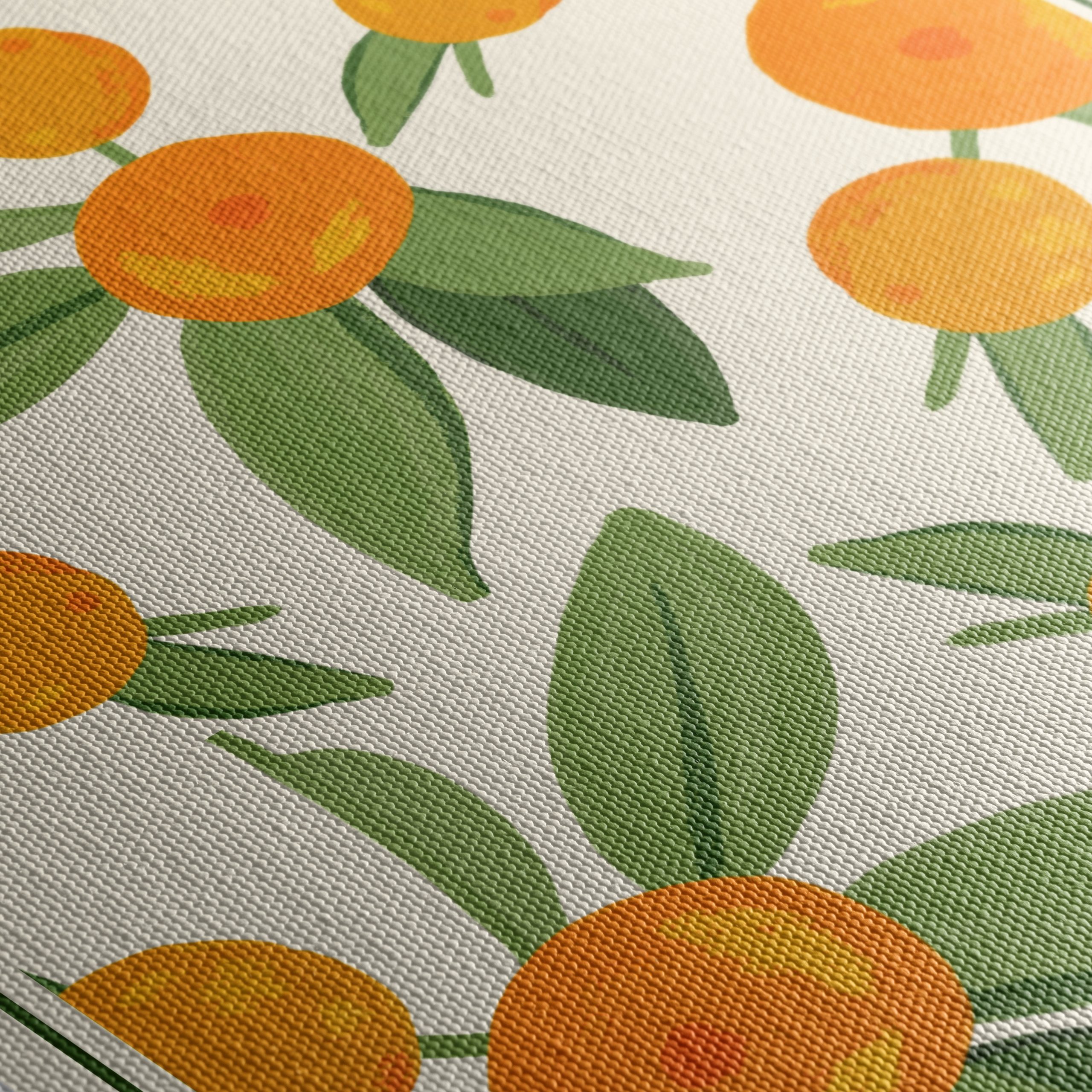 Colorful Botanical Print Featuring Oranges - Image 5