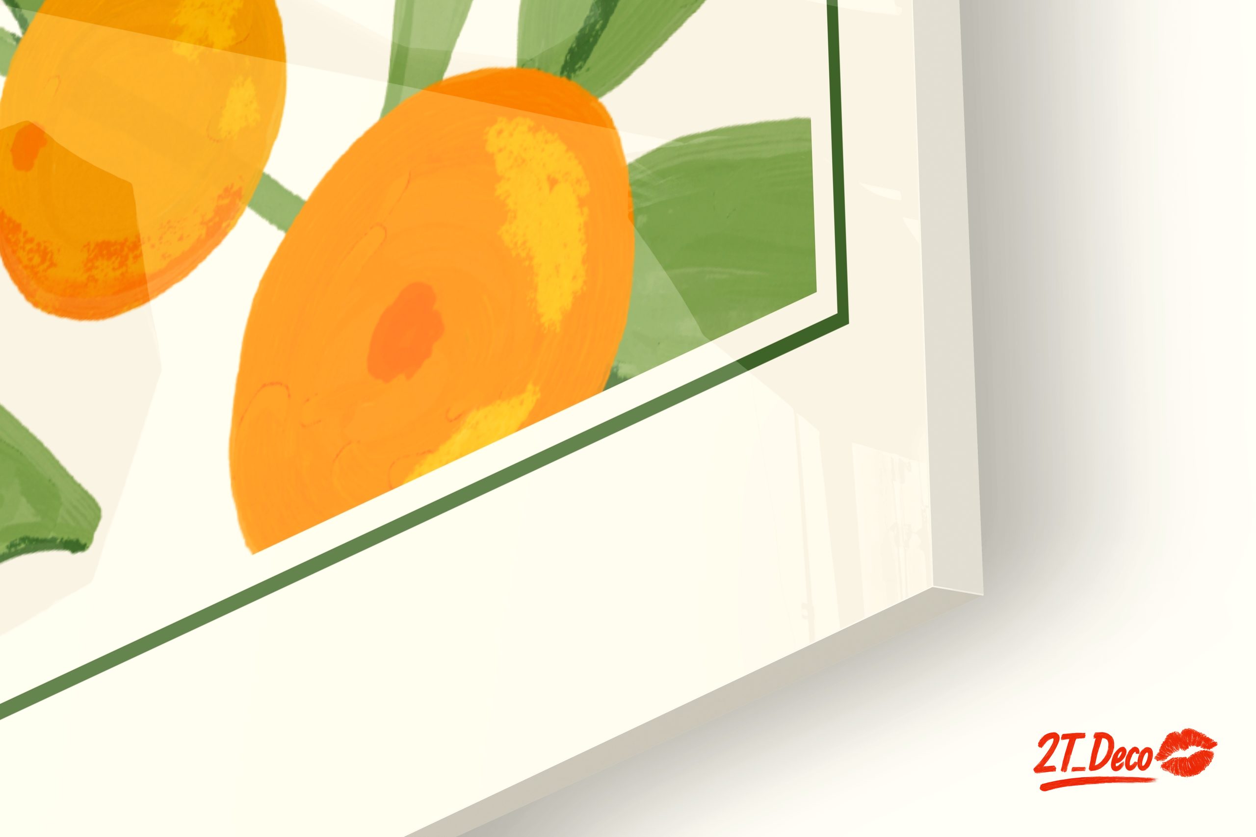 Colorful Botanical Print Featuring Oranges - Image 9