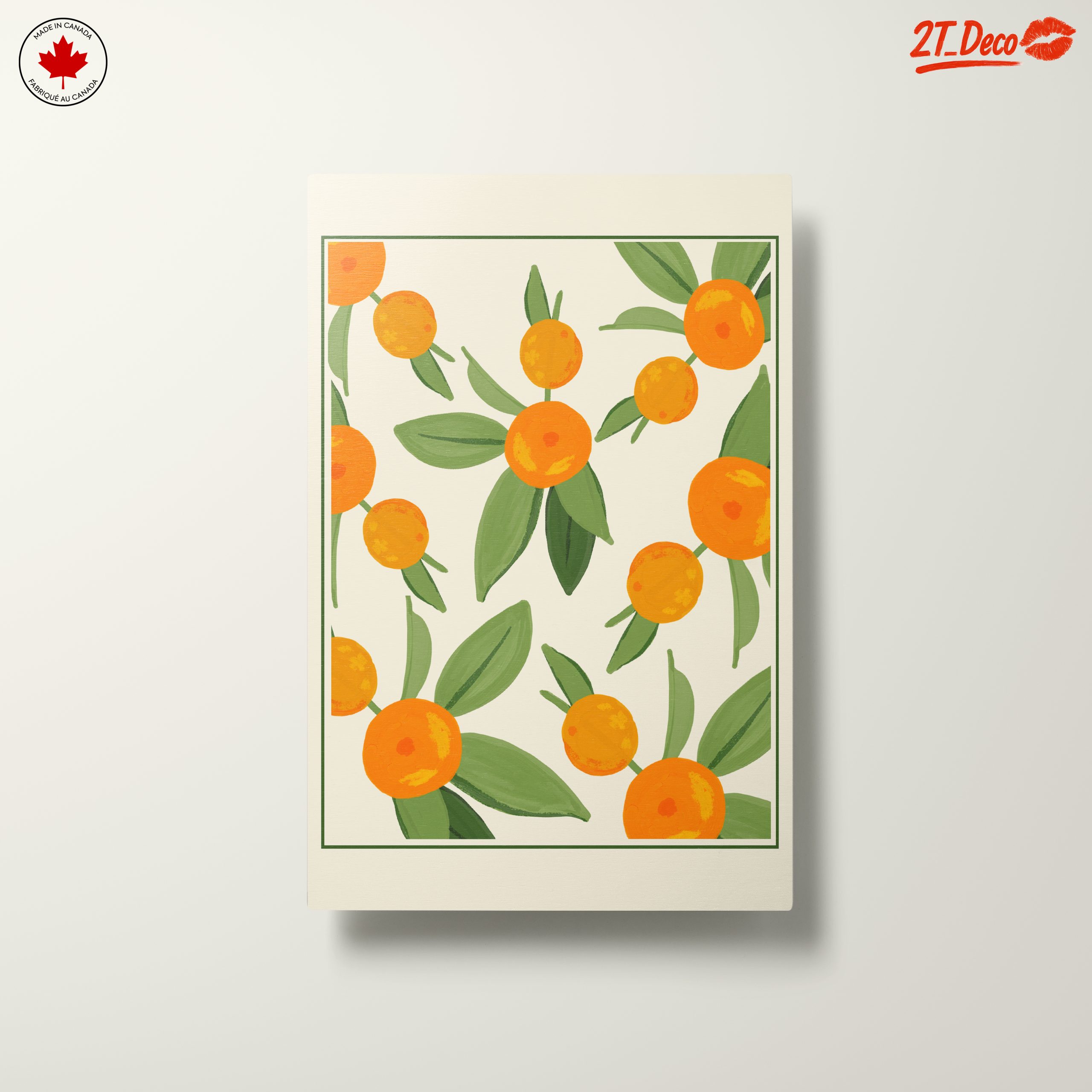 Colorful Botanical Print Featuring Oranges - Image 10