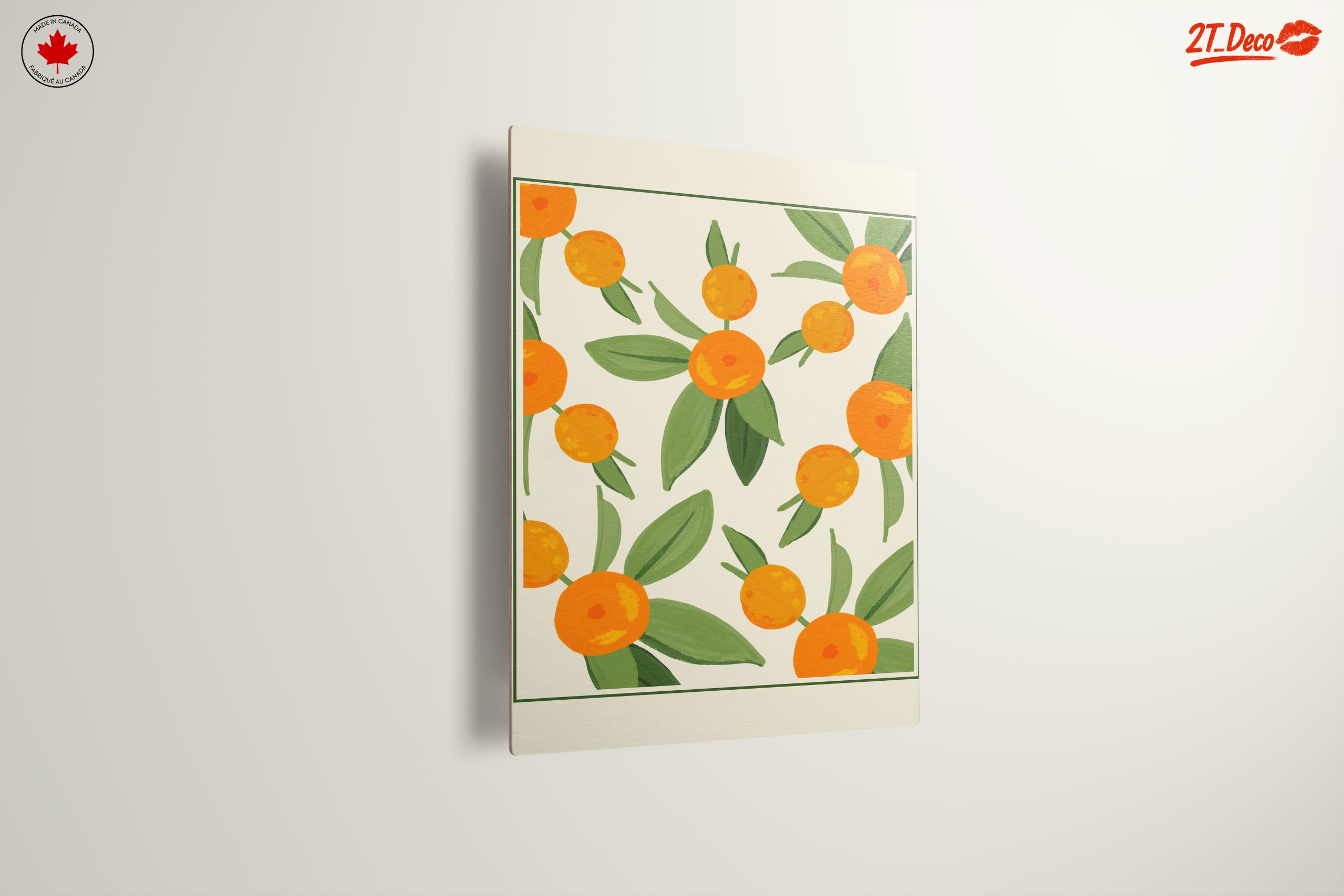 Colorful Botanical Print Featuring Oranges - Image 13