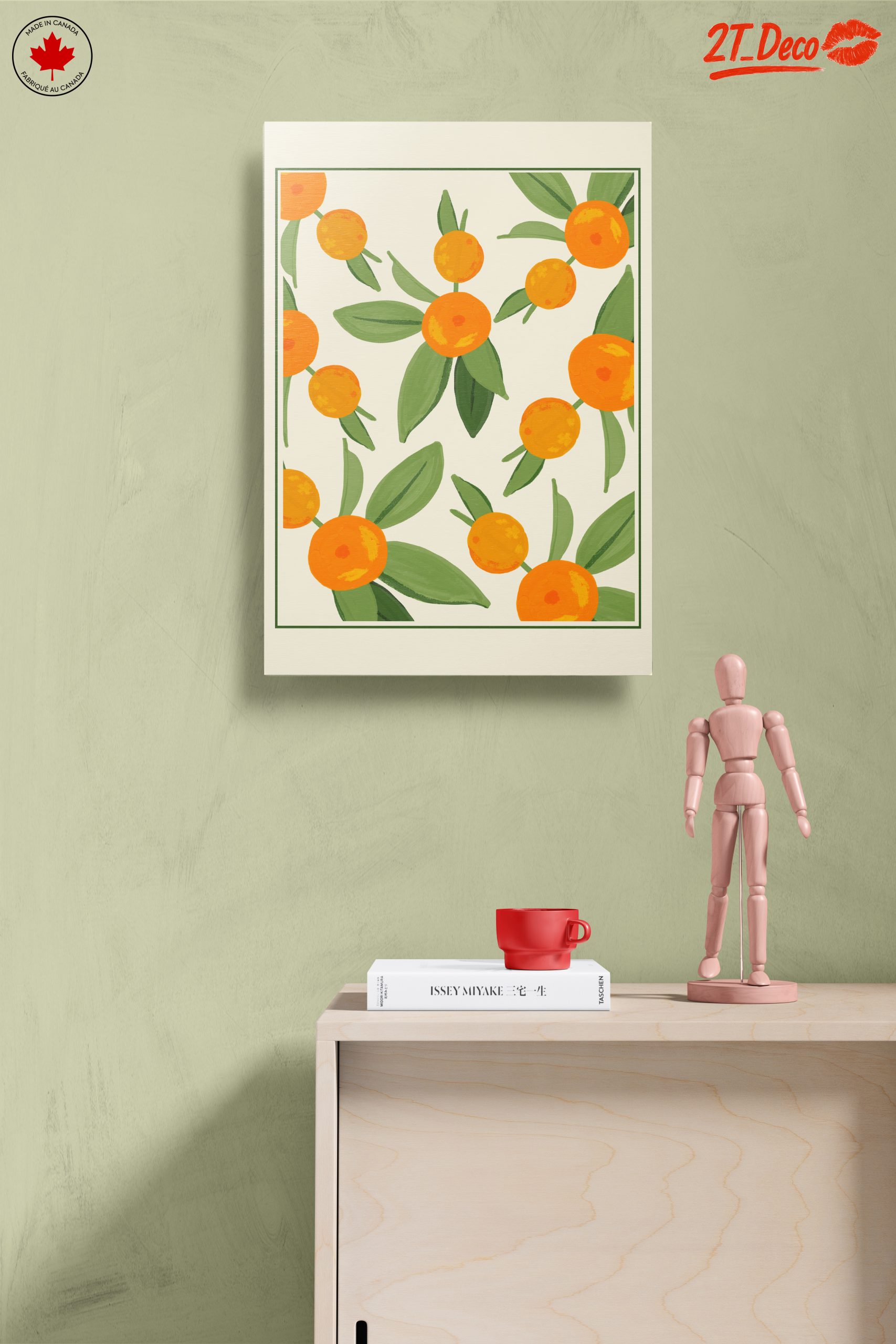 Colorful Botanical Print Featuring Oranges - Image 14