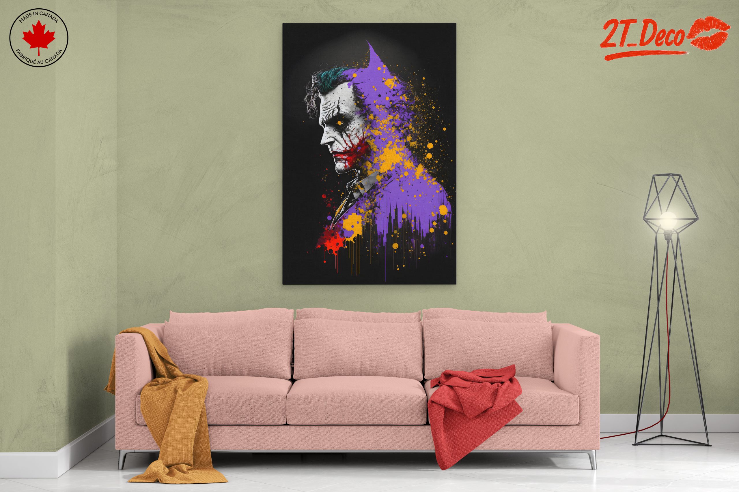 Vibrant Joker Character Artwork 2 - Image 2