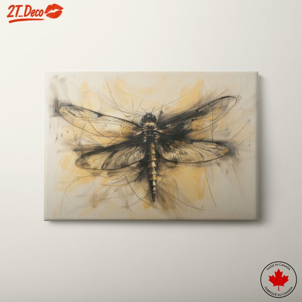 Stunning Dragonfly Illustration in Artistic Style