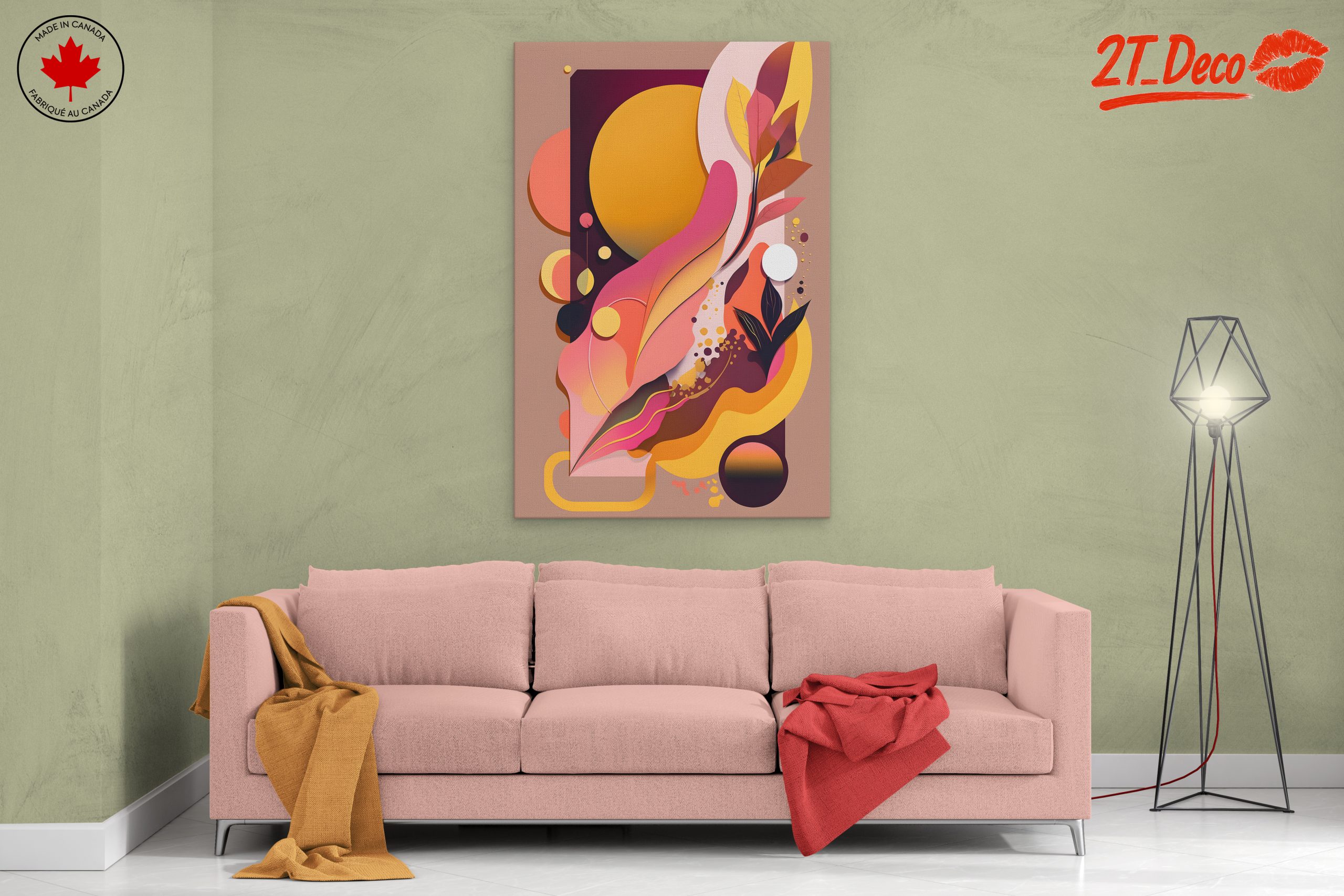 Vibrant Colorful Abstract Spiritual Art - Image 2