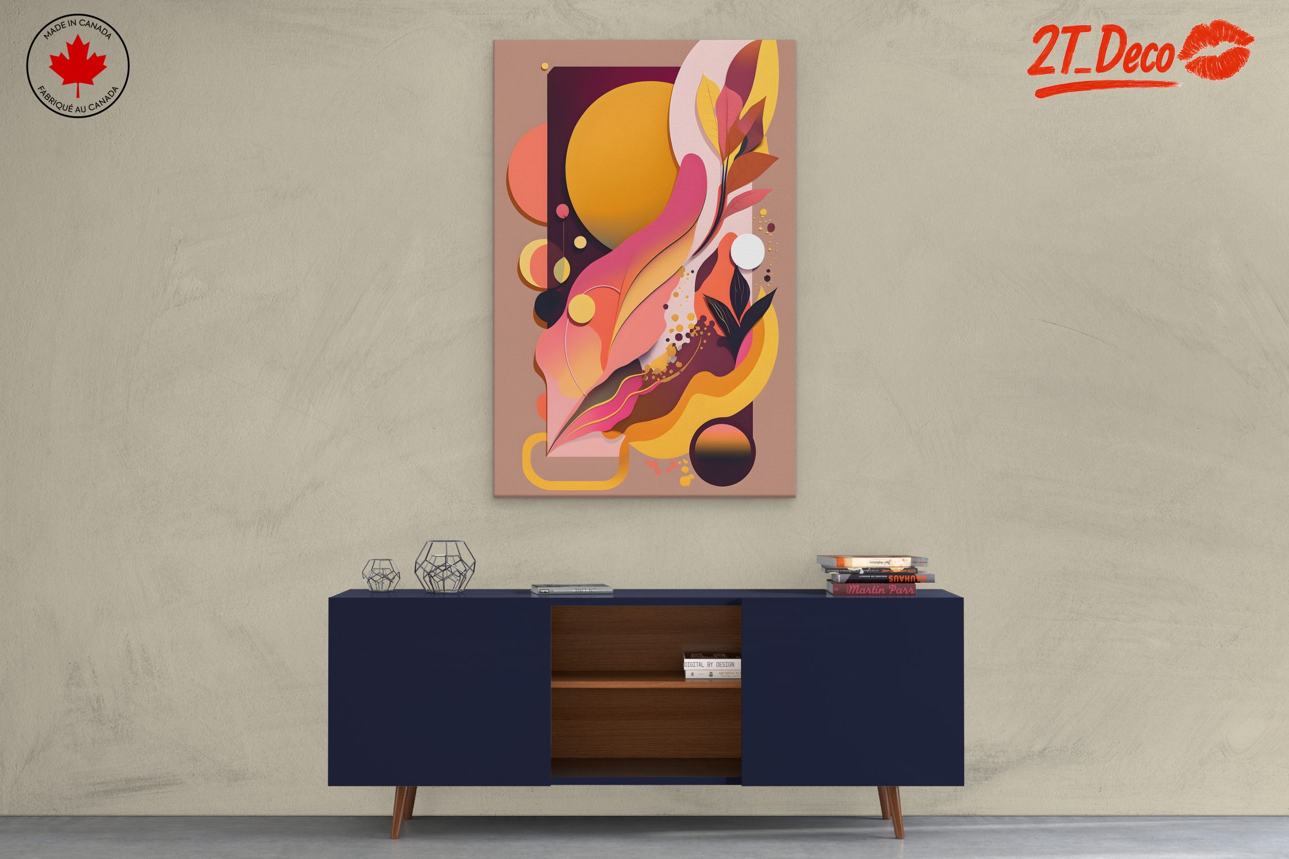 Vibrant Colorful Abstract Spiritual Art - Image 3