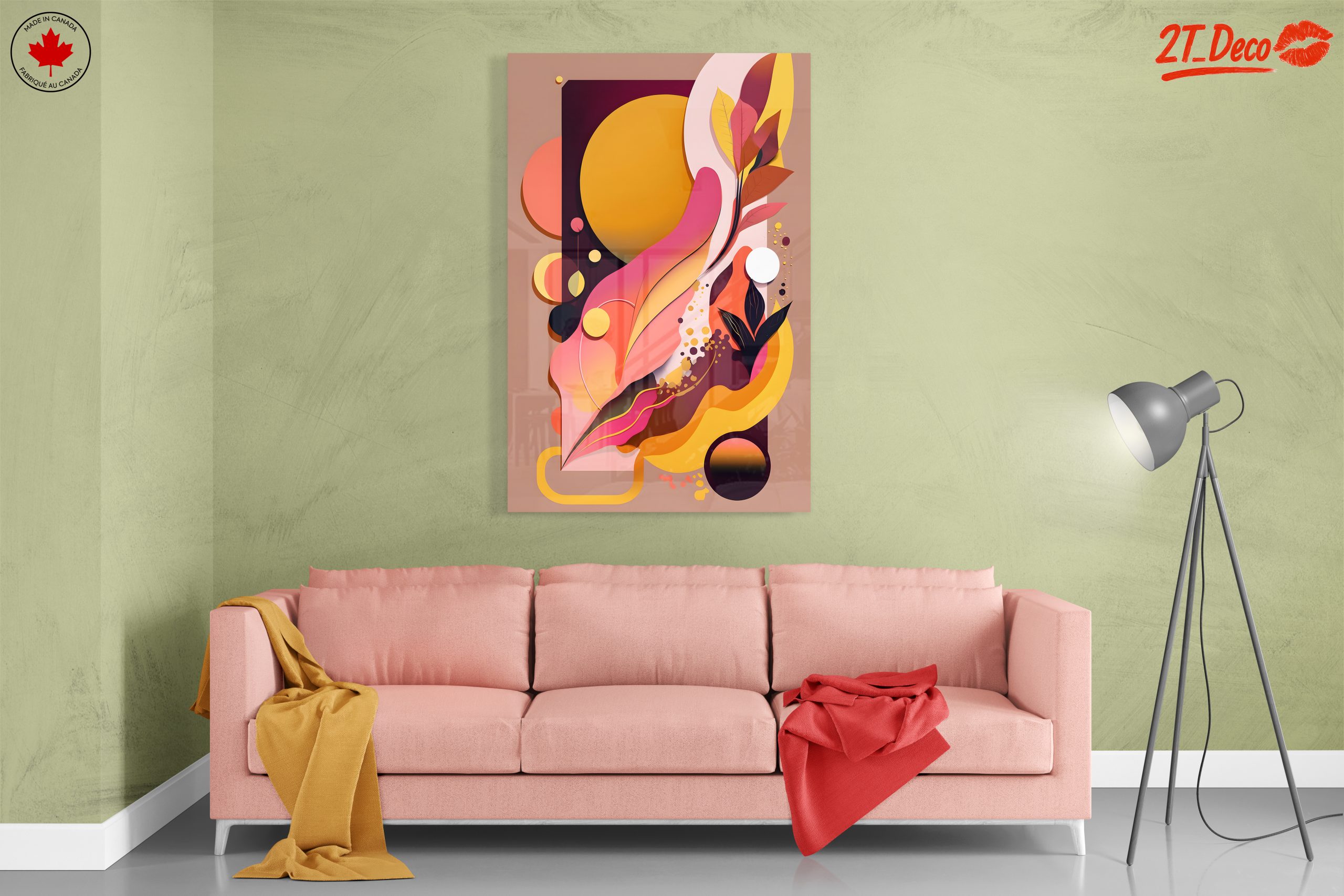 Vibrant Colorful Abstract Spiritual Art - Image 7