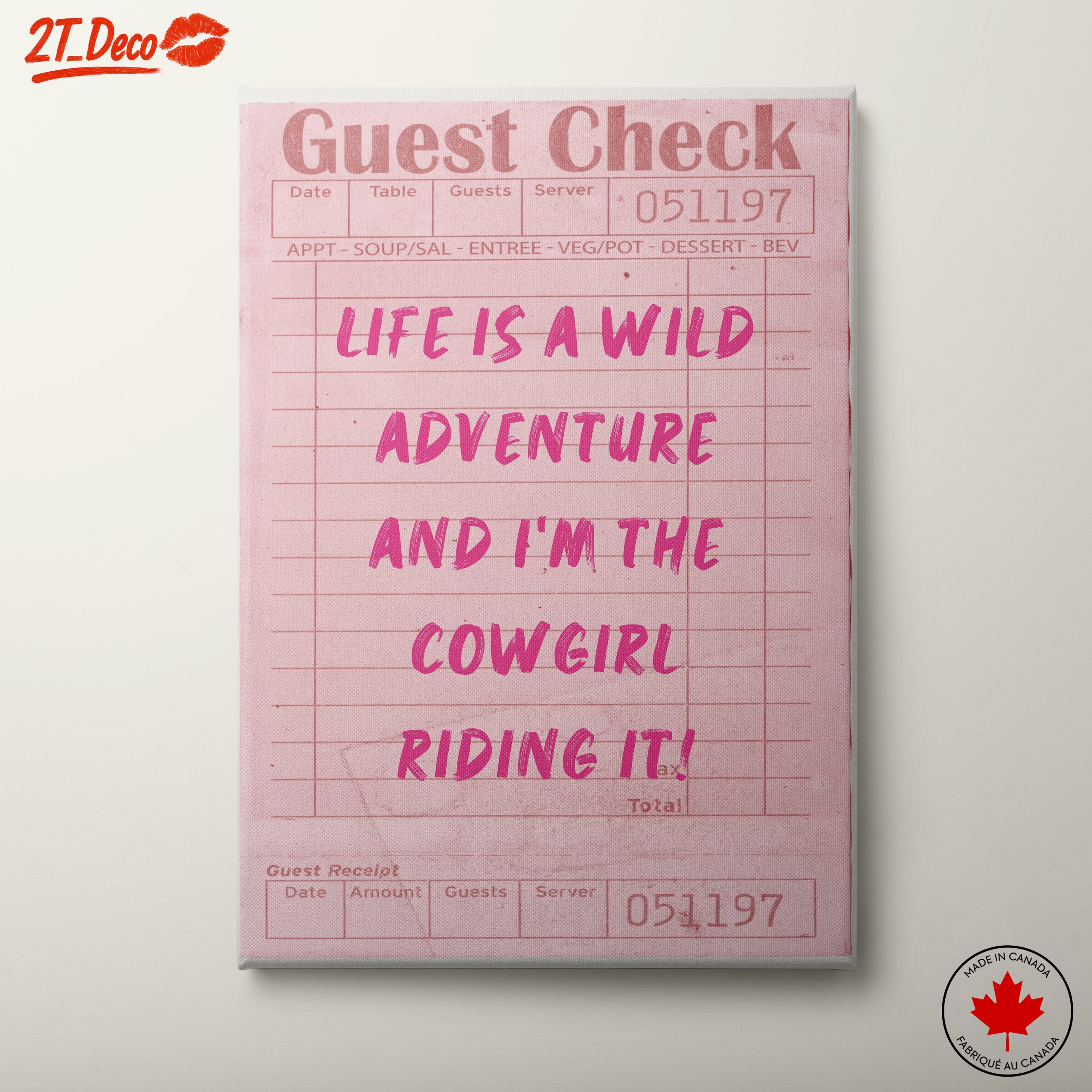 Life Is a Wild Adventure Cowgirl Art