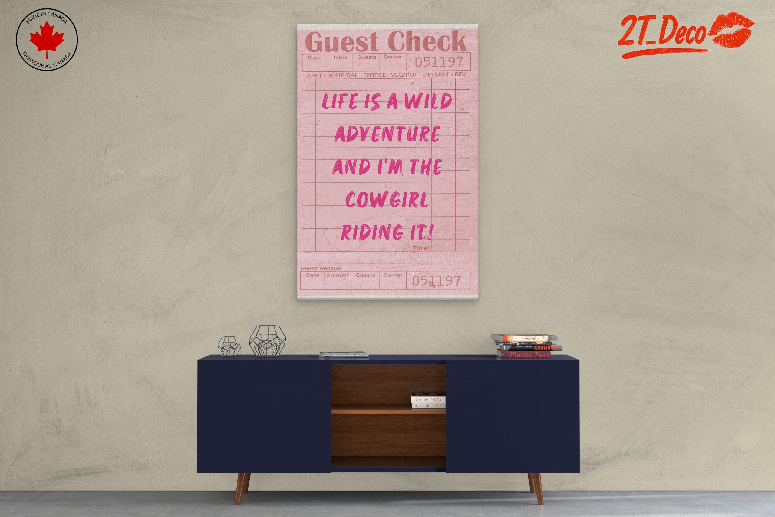 Life Is a Wild Adventure Cowgirl Art - Image 3