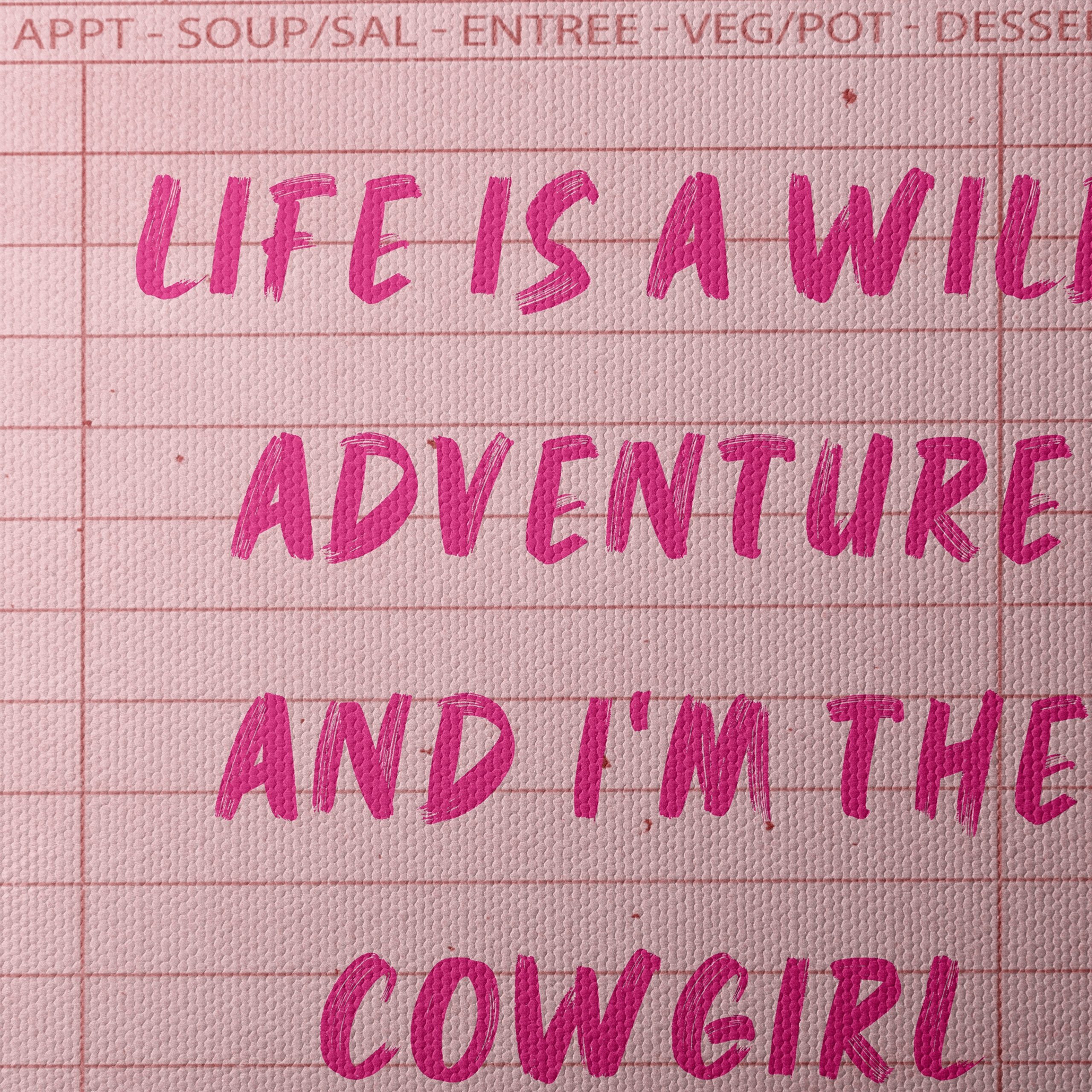 Life Is a Wild Adventure Cowgirl Art - Image 4