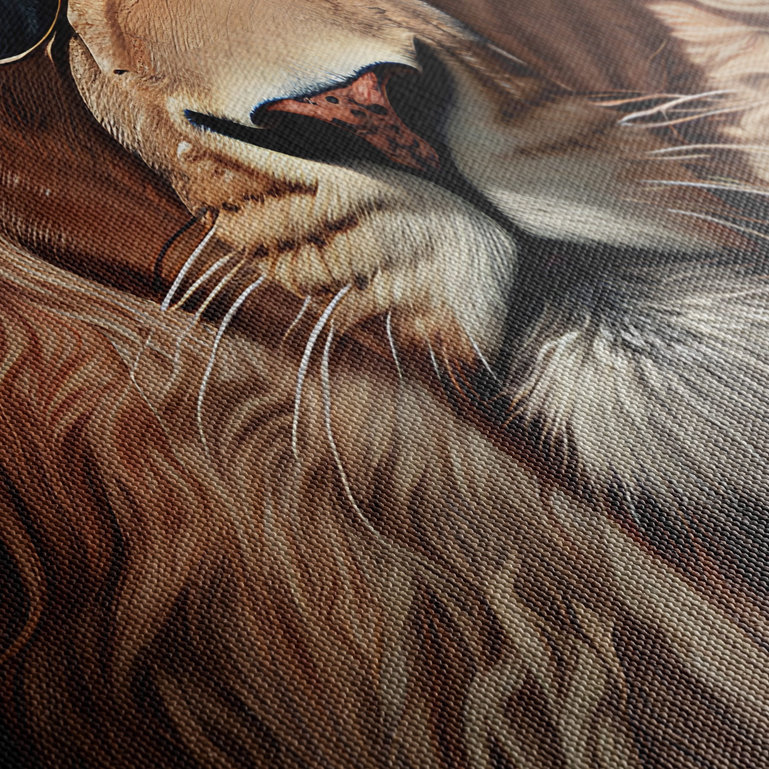 Stylish Lion Portrait with Sunglasses 2 - Image 5