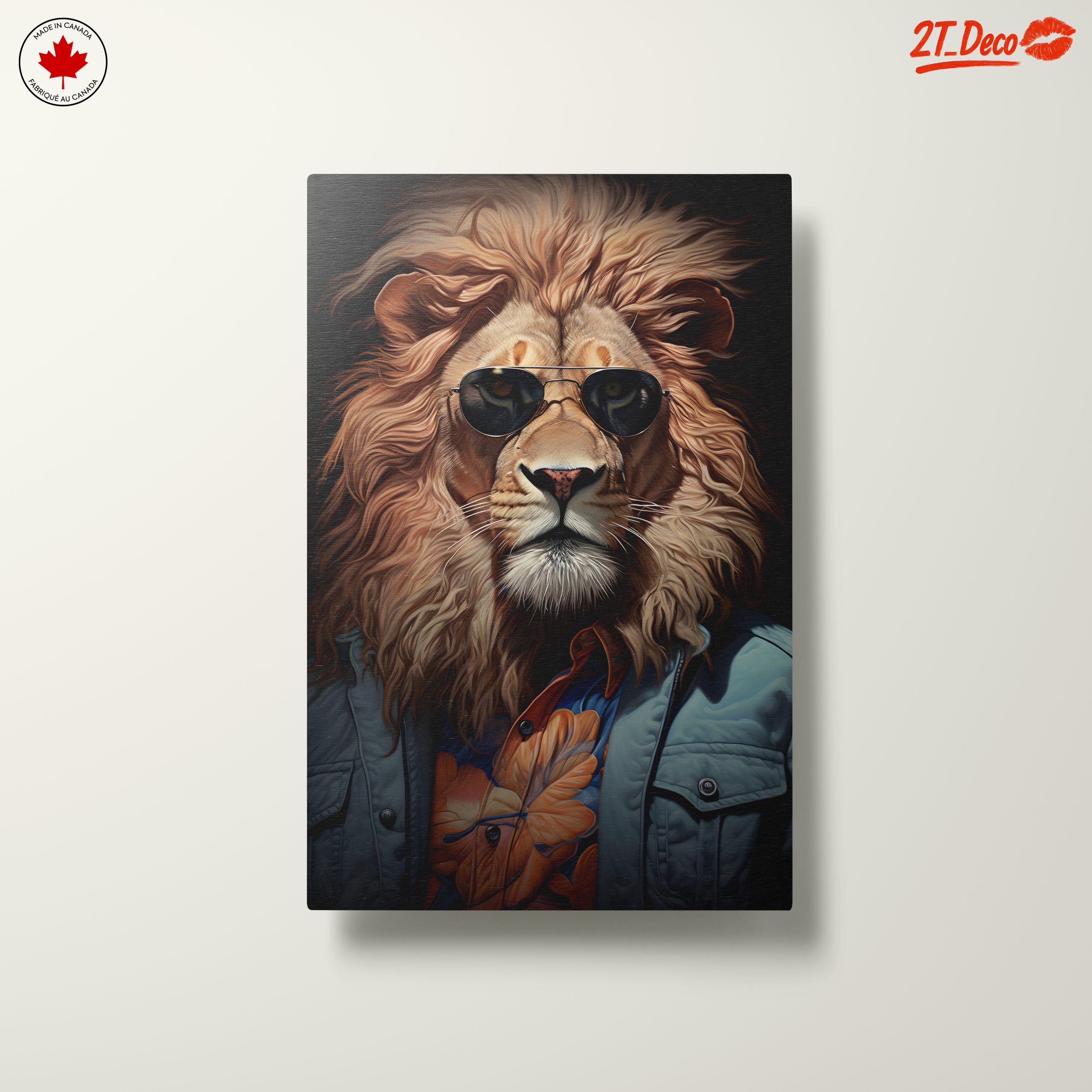 Stylish Lion Portrait with Sunglasses 2 - Image 10