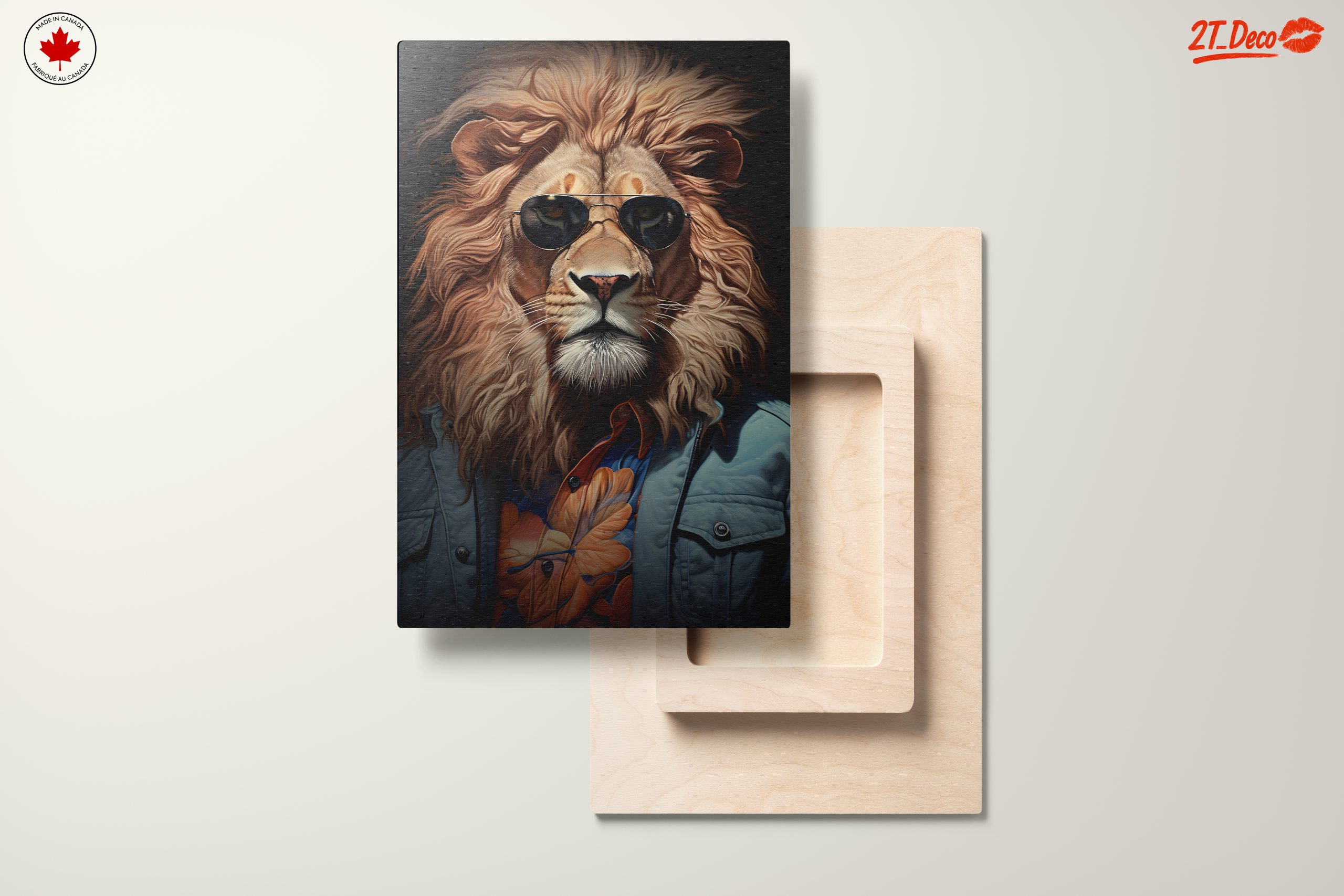 Stylish Lion Portrait with Sunglasses 2 - Image 11