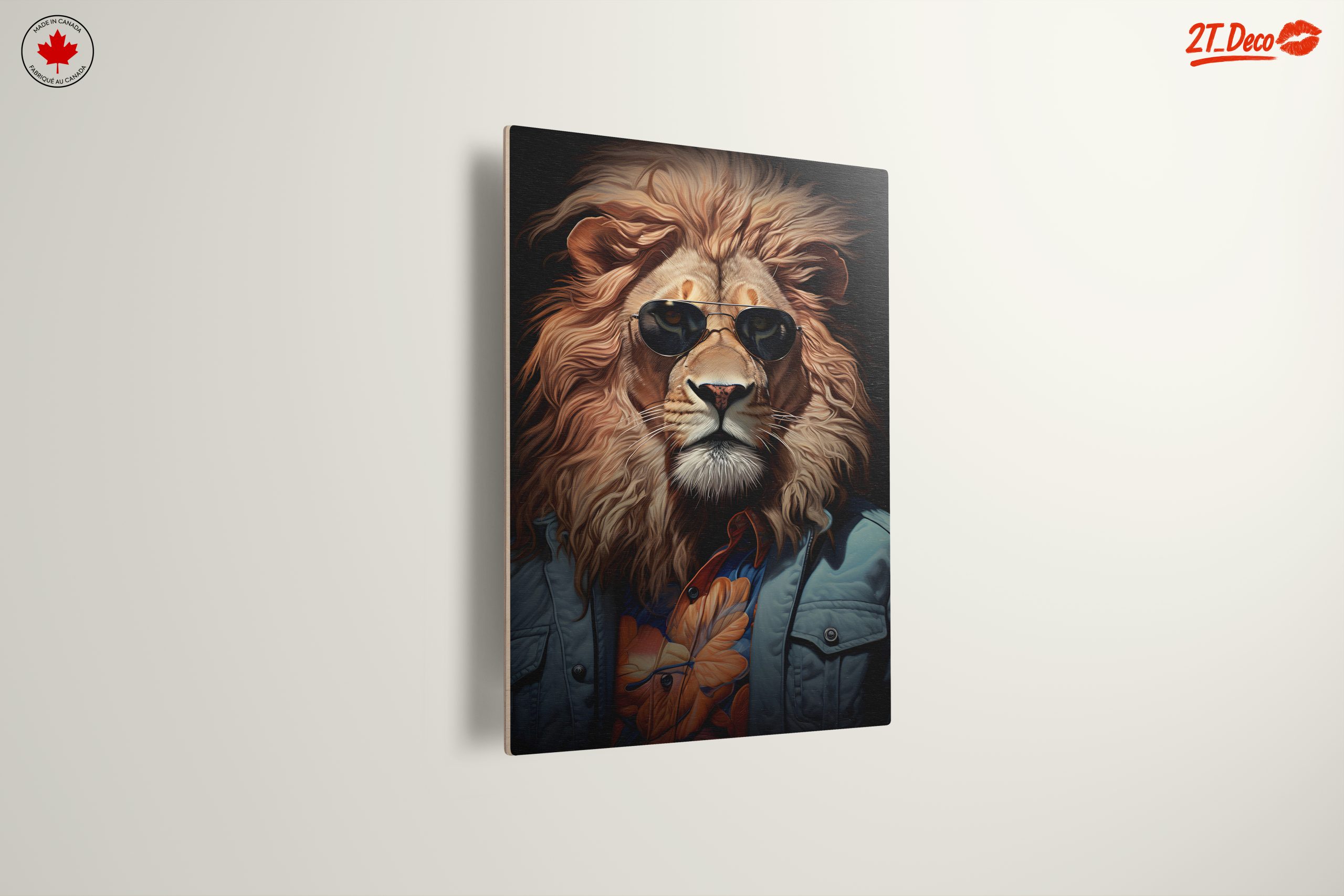 Stylish Lion Portrait with Sunglasses 2 - Image 13