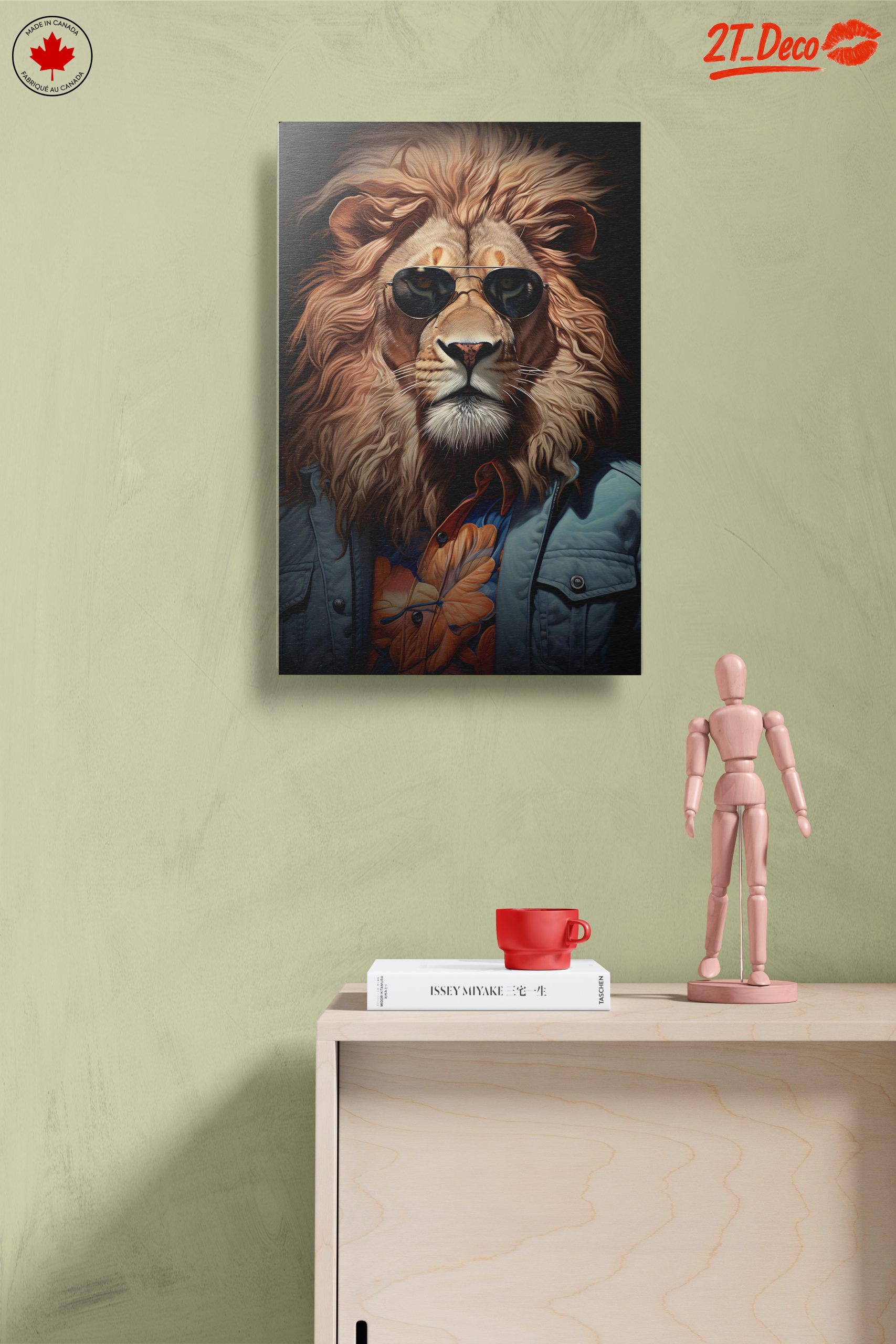 Stylish Lion Portrait with Sunglasses 2 - Image 14