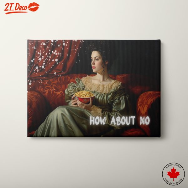 Elegant Contemporary Woman with Popcorn