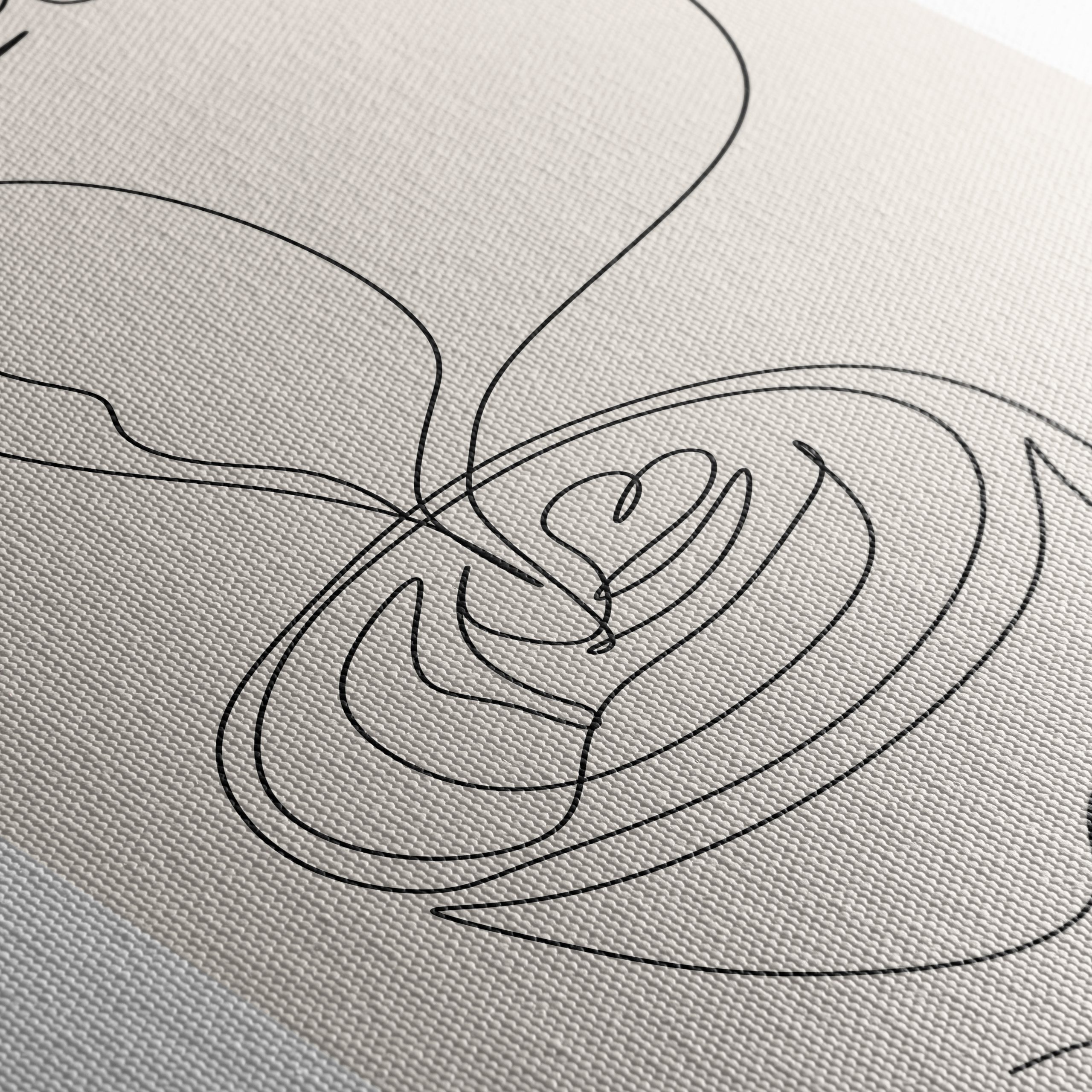 Minimalist Floral Line Drawing Art - Image 5