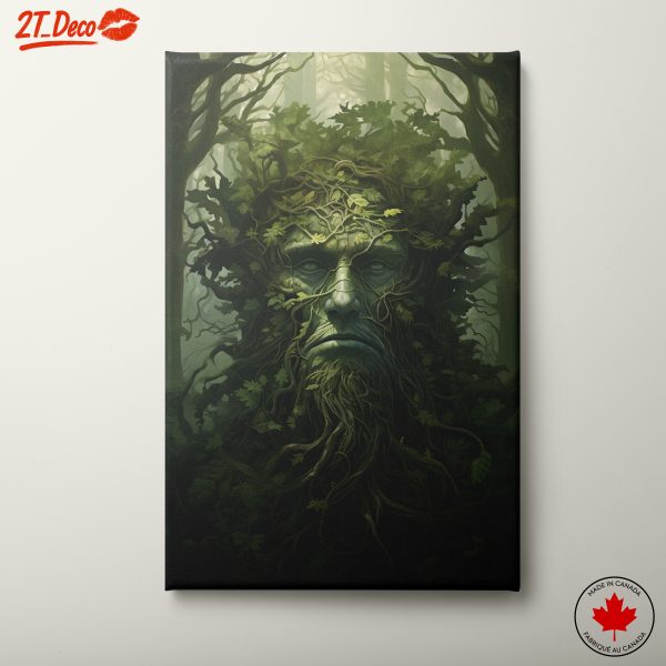 Mysterious Forest Guardian Fantasy Character