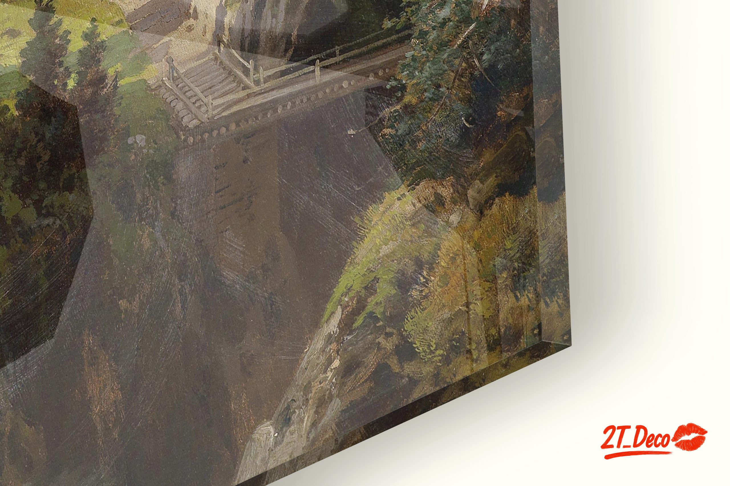 Scenic Adventure Landscape with Mountain Village - Image 9