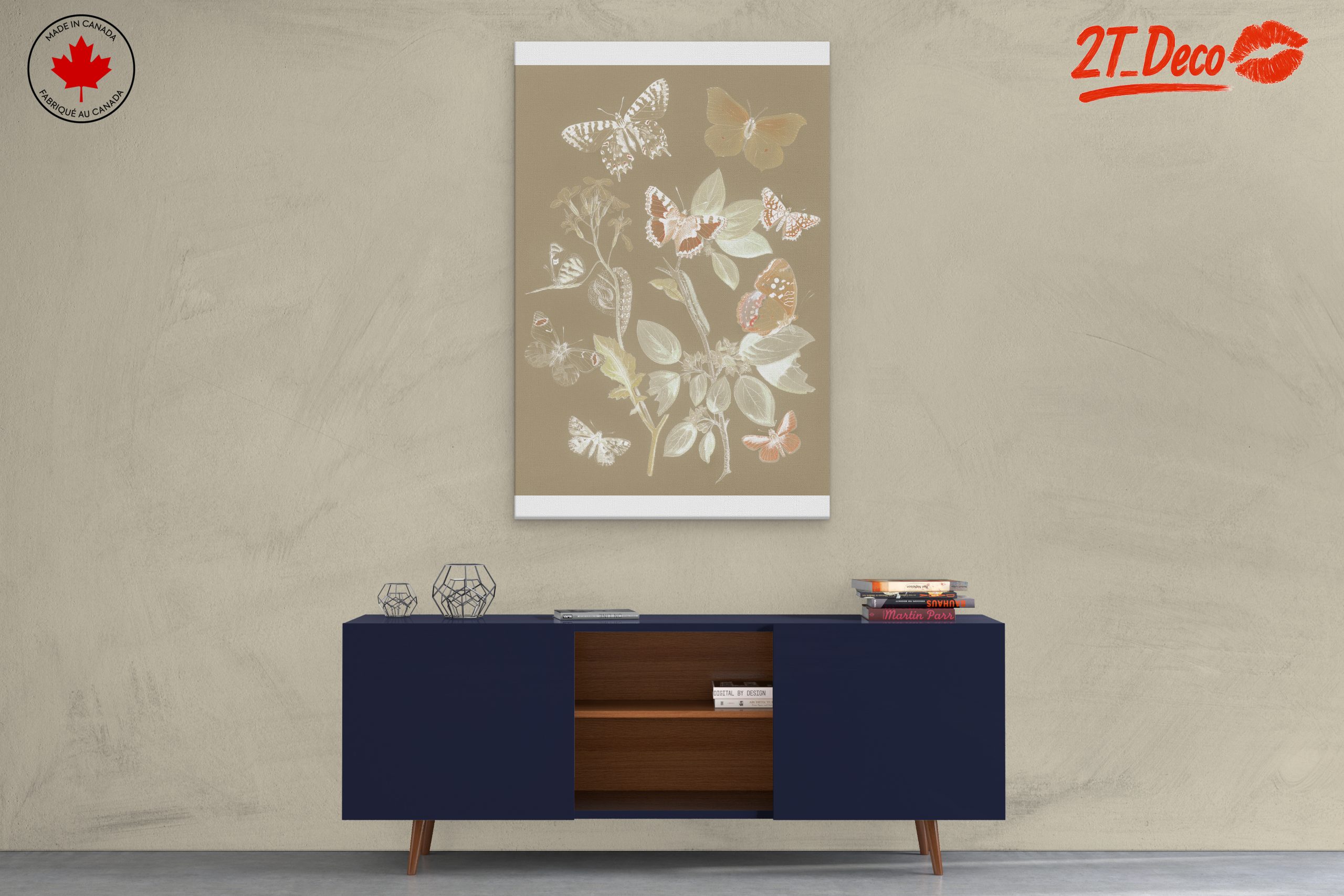 Collection of Beautiful Butterflies on a Leafy Background - Image 3