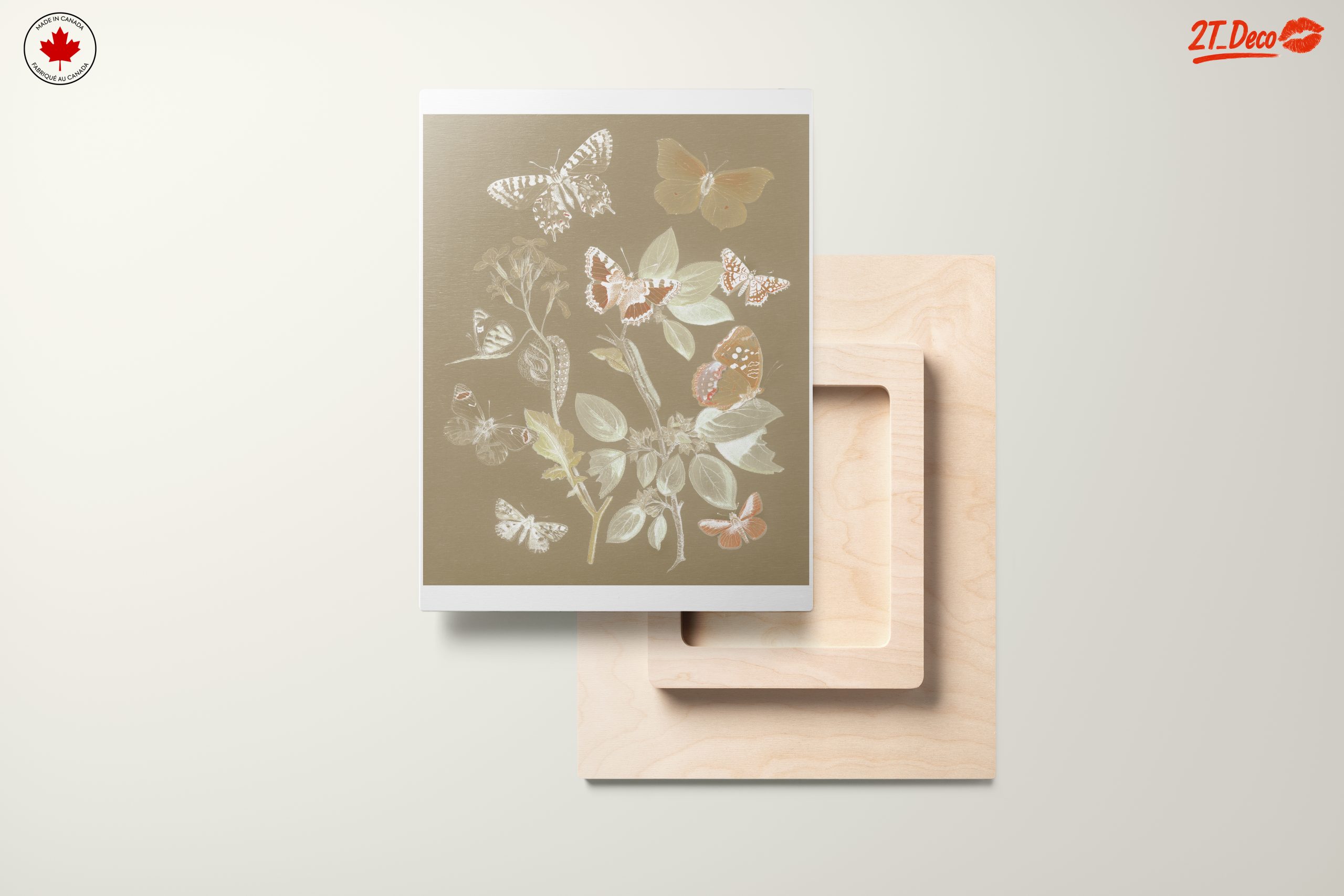 Collection of Beautiful Butterflies on a Leafy Background - Image 11