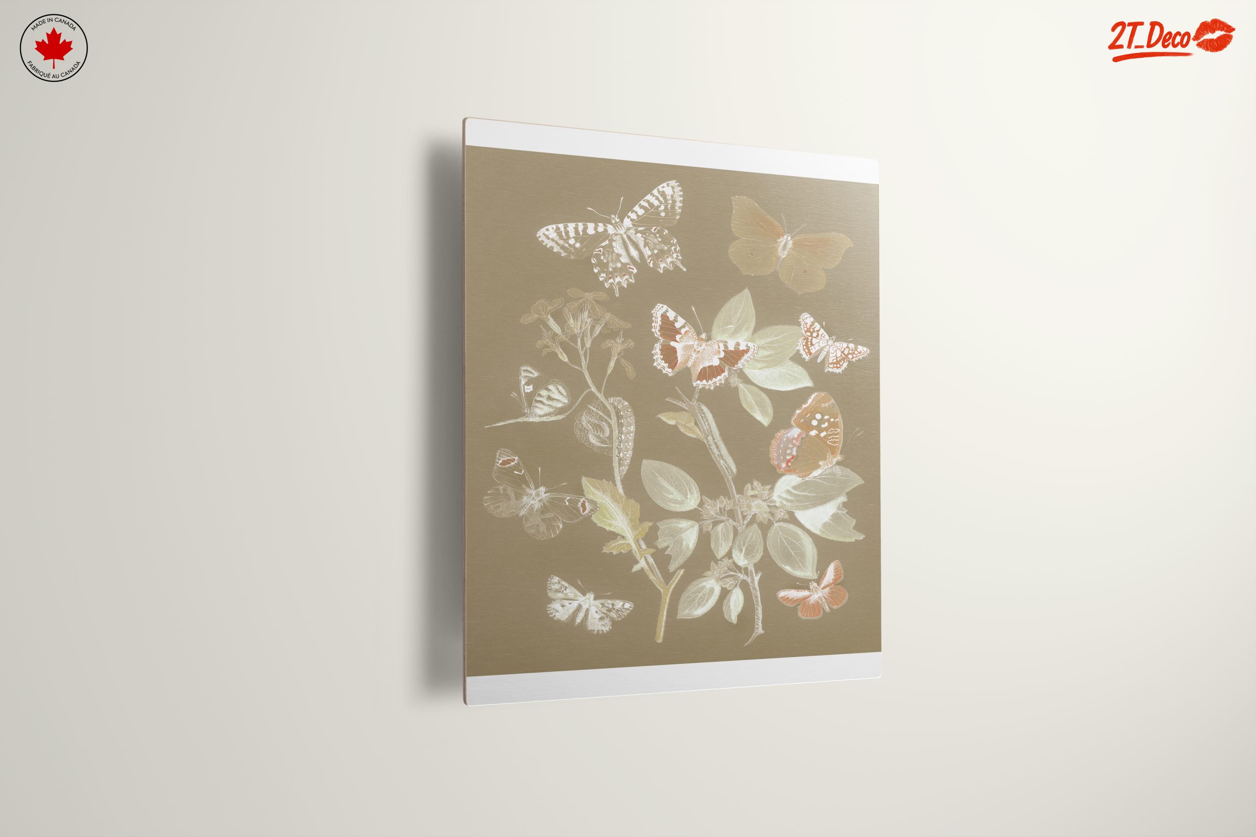 Collection of Beautiful Butterflies on a Leafy Background - Image 13