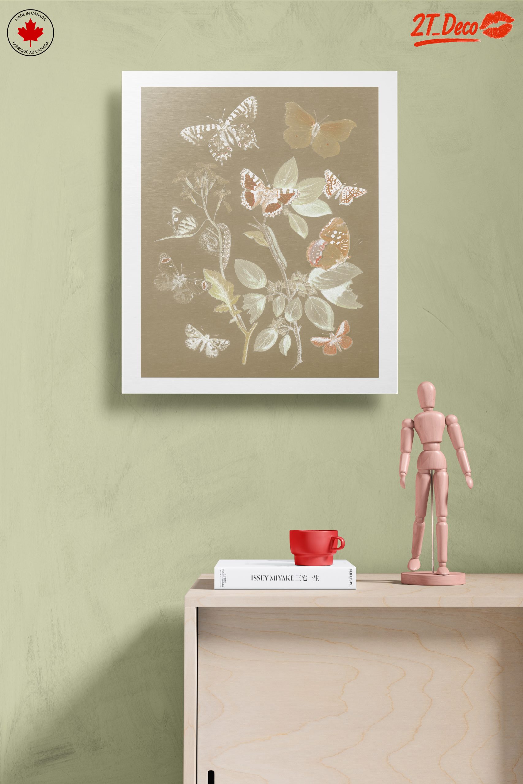 Collection of Beautiful Butterflies on a Leafy Background - Image 14