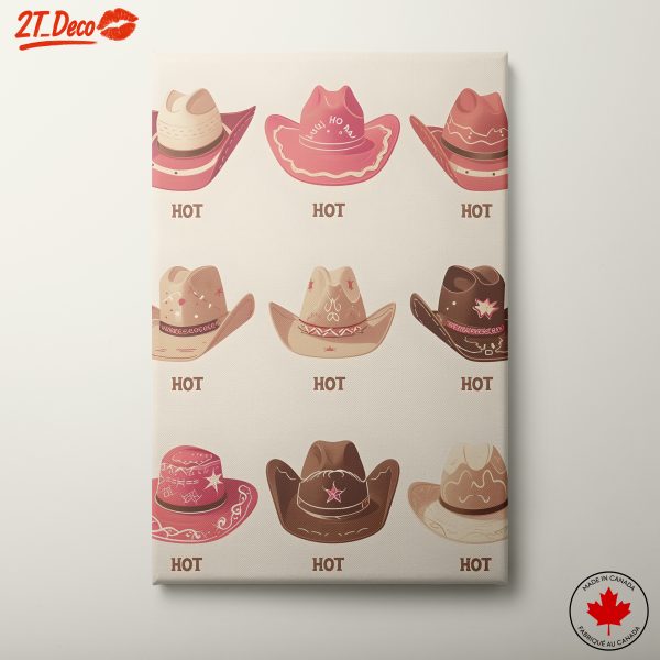 Collection of Western Hat Artwork