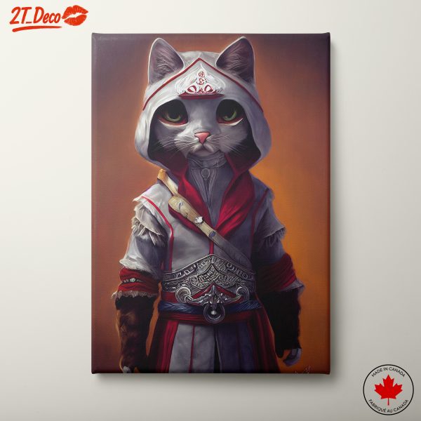 Feline Hooded Character Art
