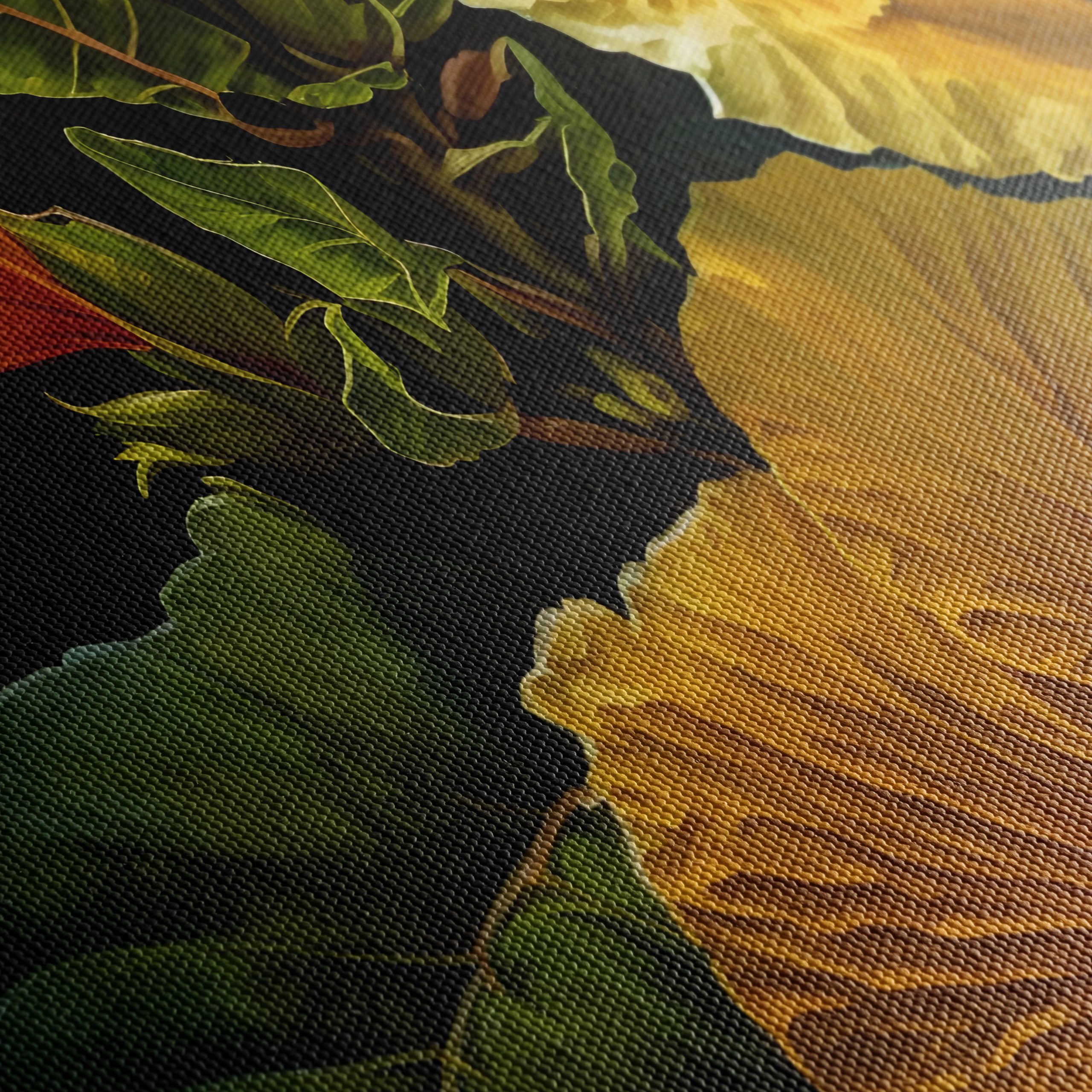 Vibrant Hibiscus Floral Art - Image 5