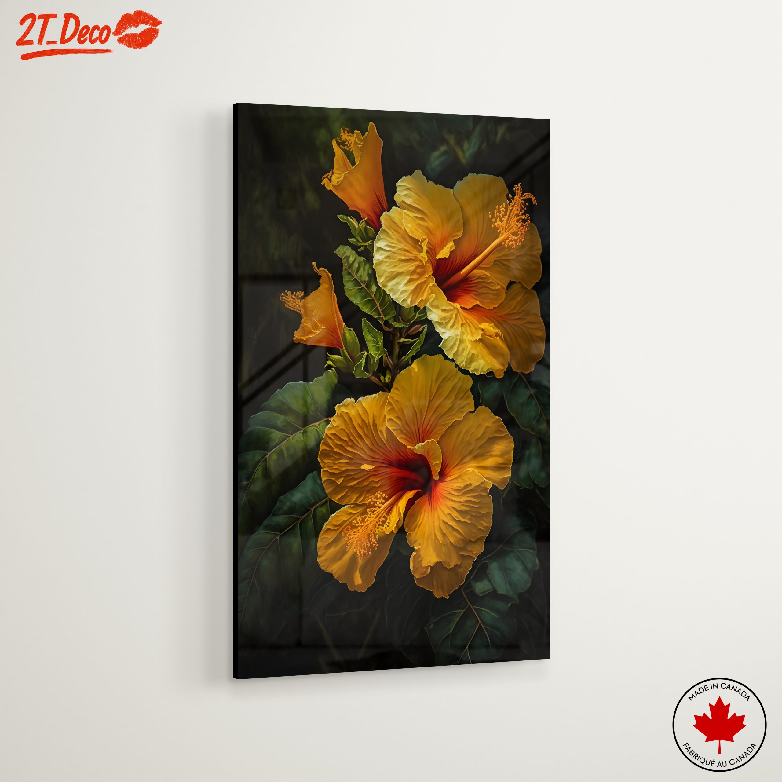 Vibrant Hibiscus Floral Art - Image 6