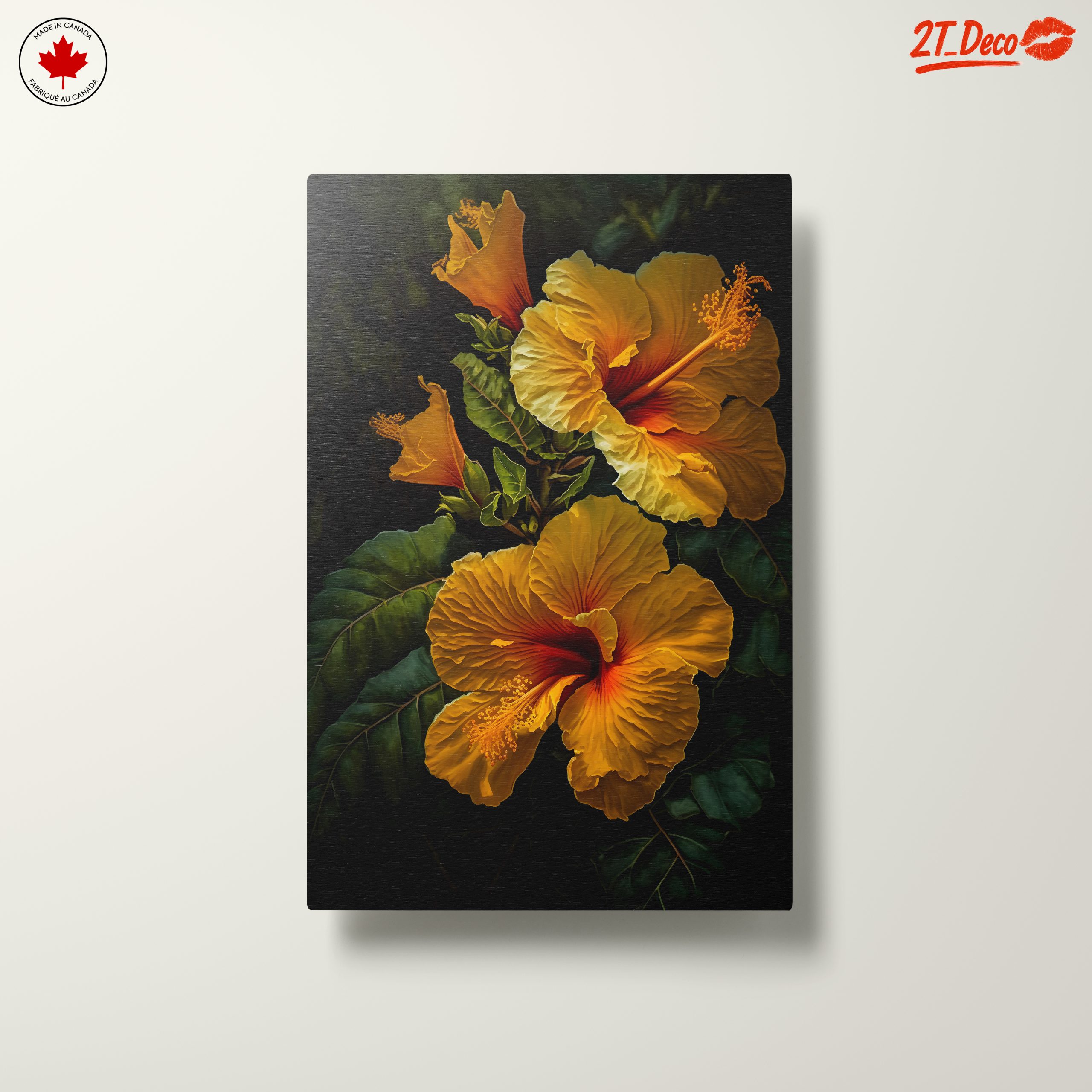 Vibrant Hibiscus Floral Art - Image 10