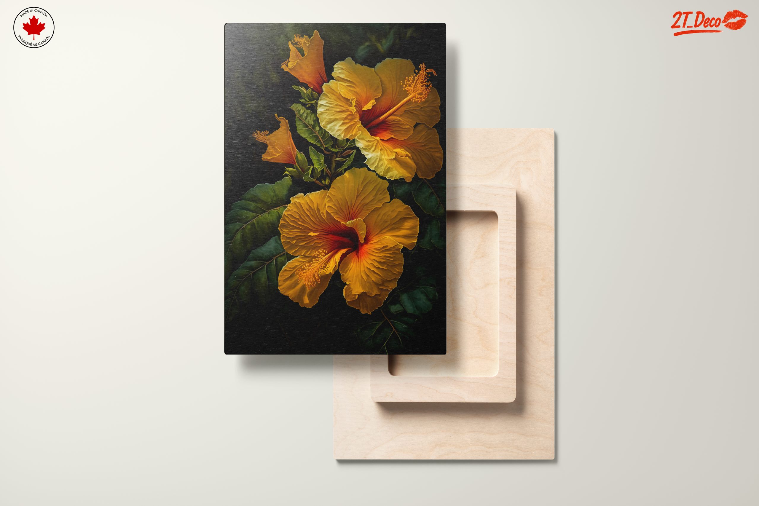 Vibrant Hibiscus Floral Art - Image 11