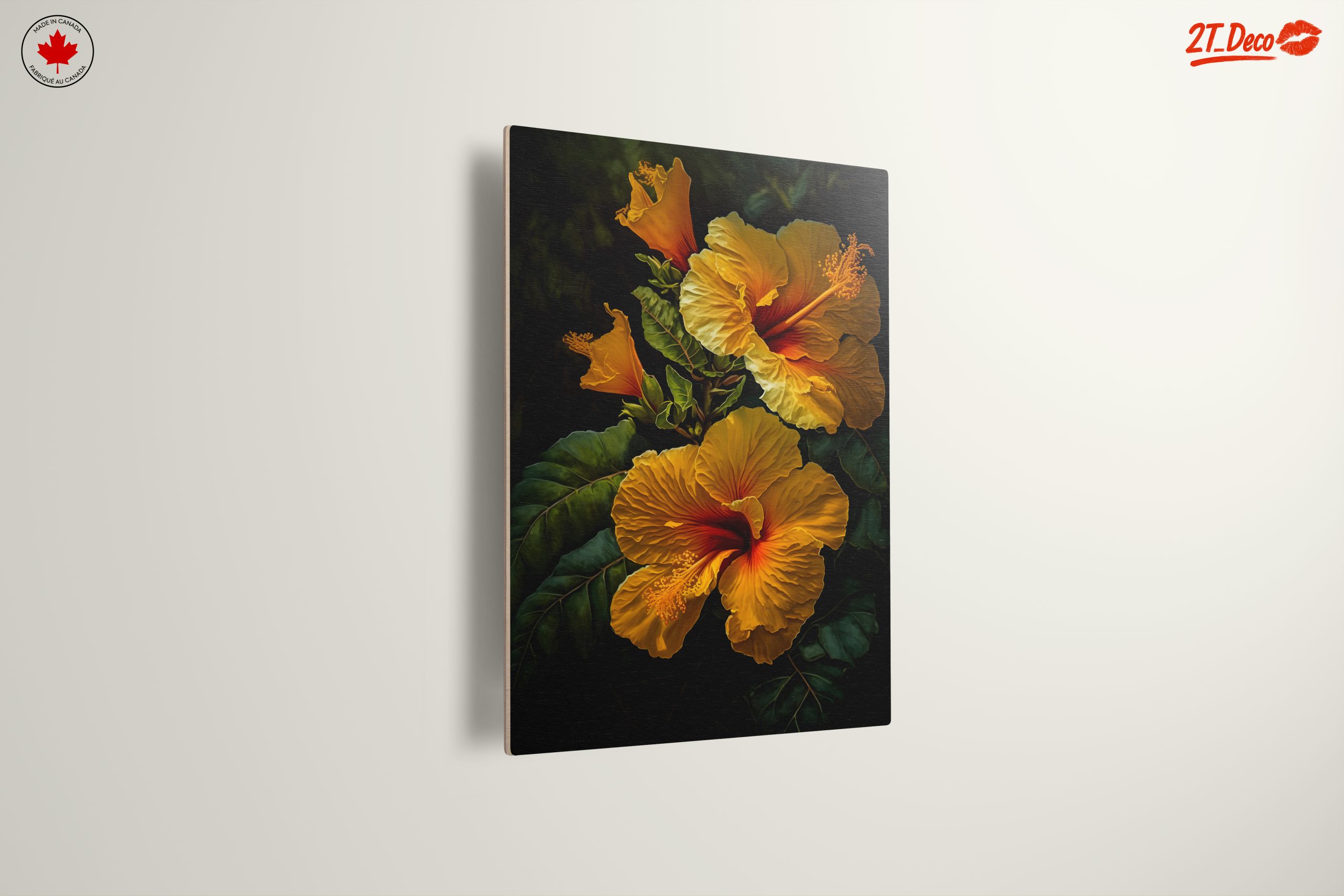 Vibrant Hibiscus Floral Art - Image 13