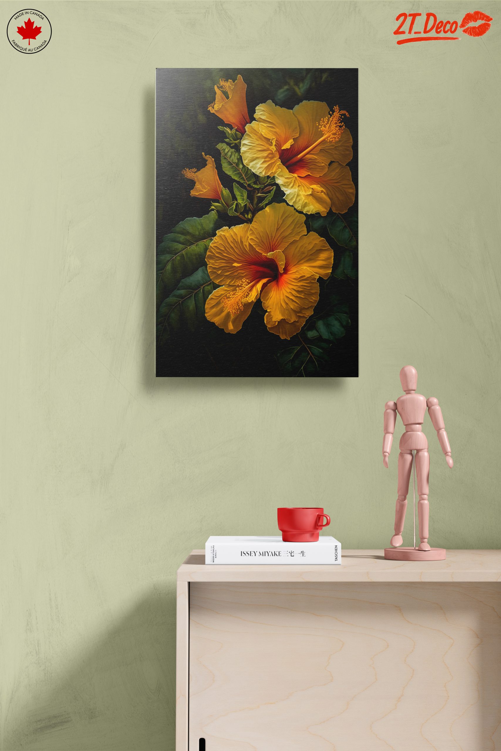 Vibrant Hibiscus Floral Art - Image 14
